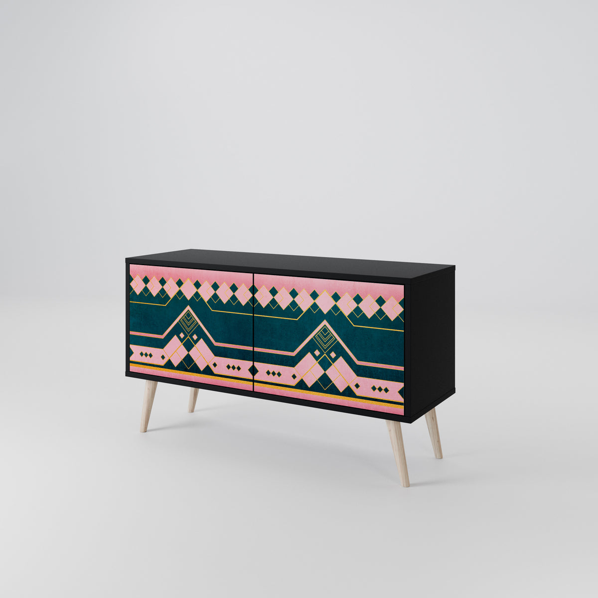 ROYAL COMPOSITION Compact 2-Door TV Cabinet