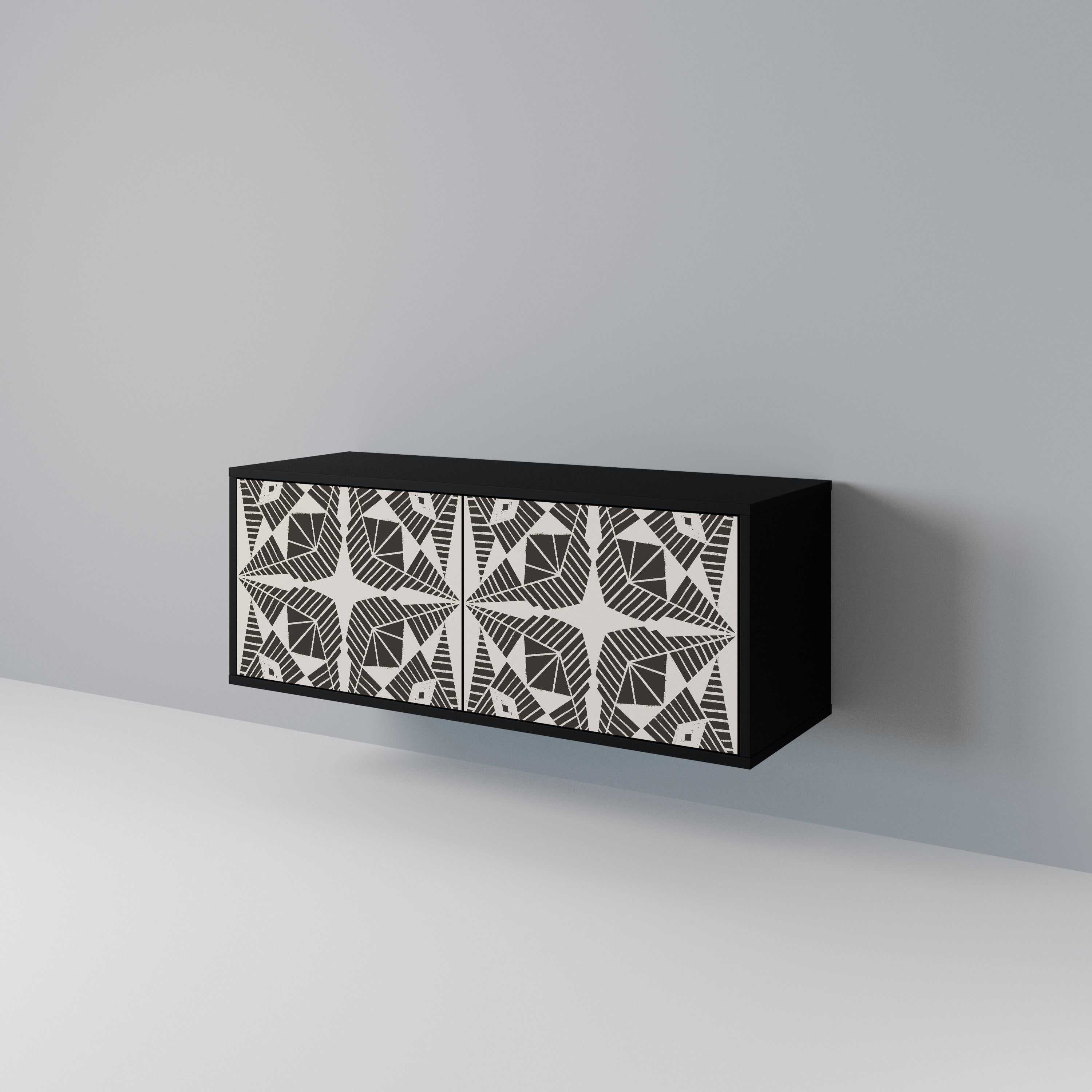 MONOCHROME NEXUS Compact 2-Door TV Cabinet