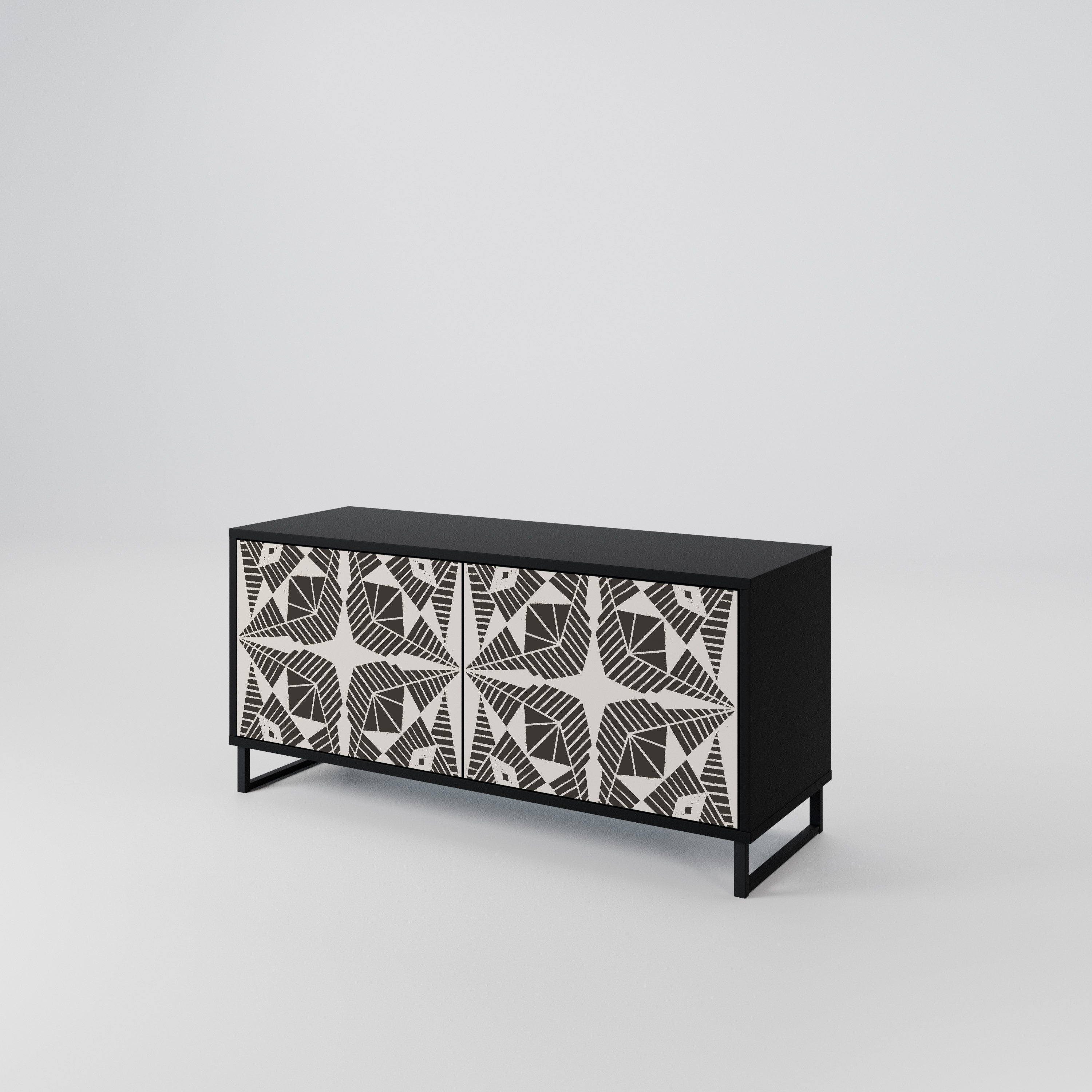 MONOCHROME NEXUS Compact 2-Door TV Cabinet