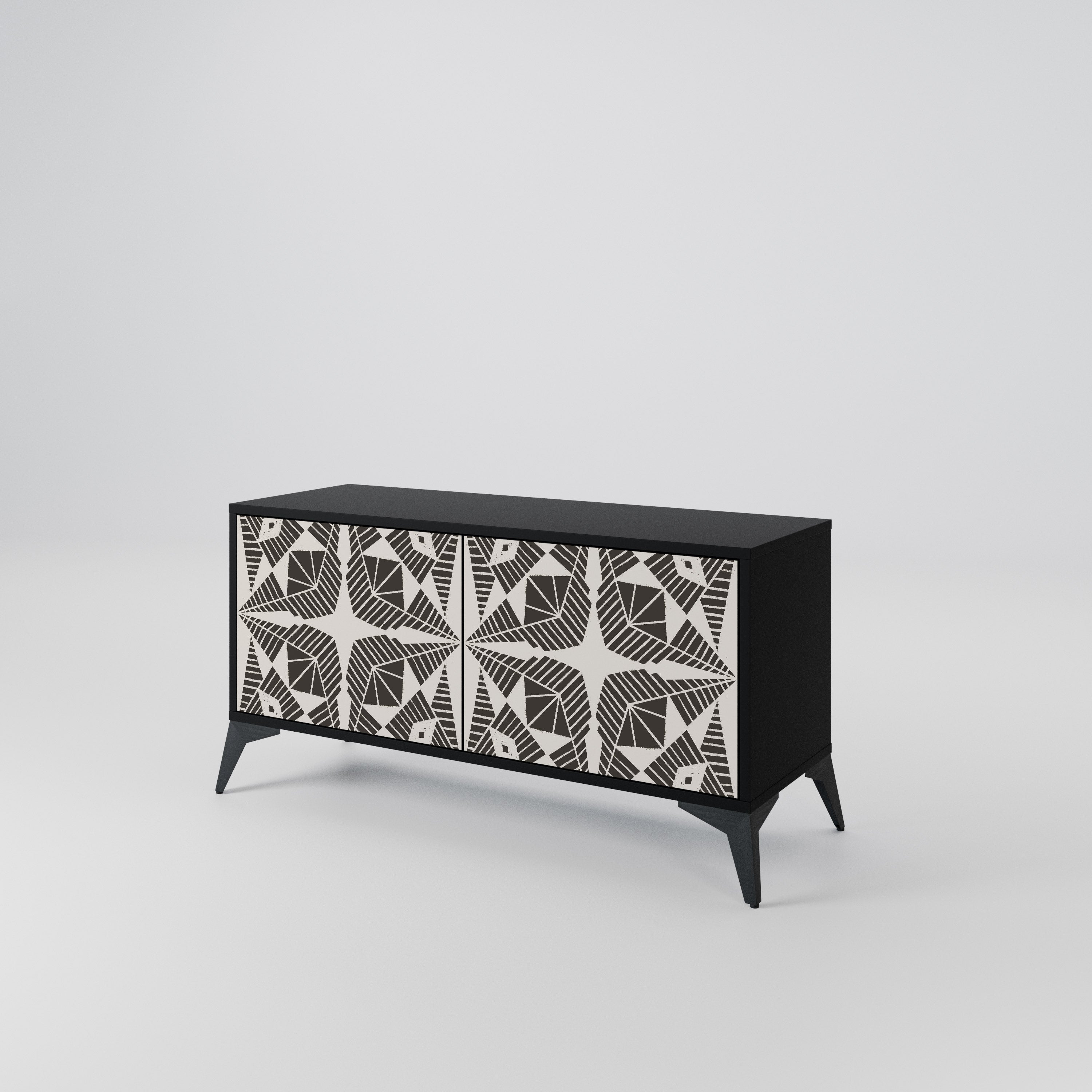 MONOCHROME NEXUS Compact 2-Door TV Cabinet
