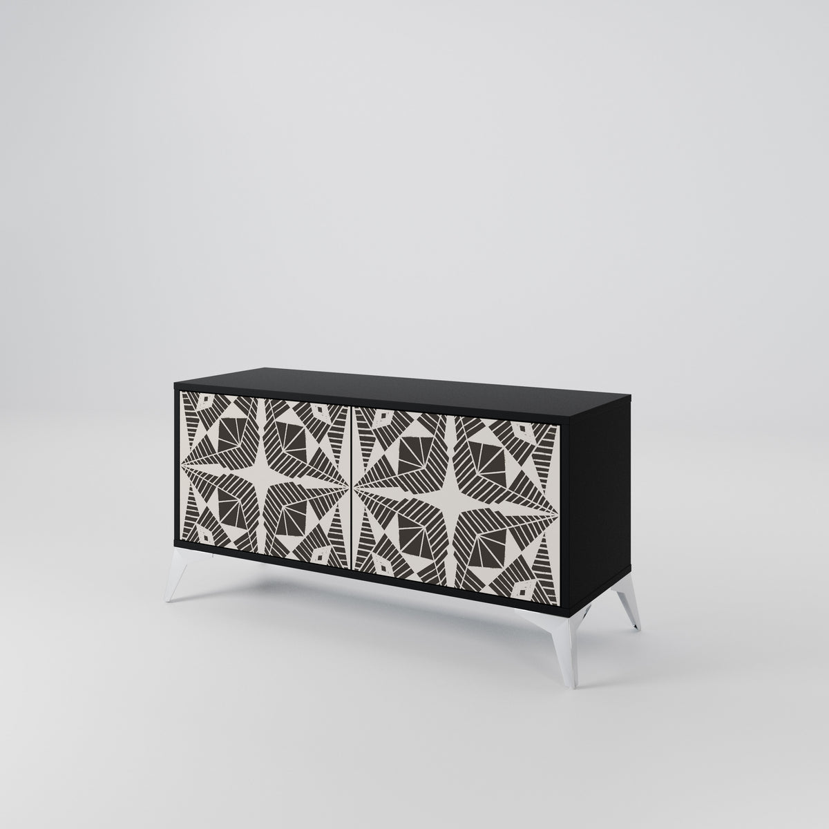 MONOCHROME NEXUS Compact 2-Door TV Cabinet