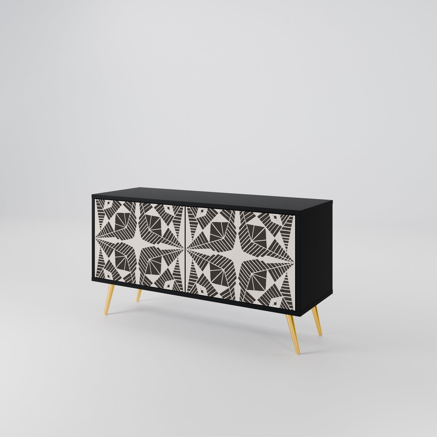 MONOCHROME NEXUS Compact 2-Door TV Cabinet