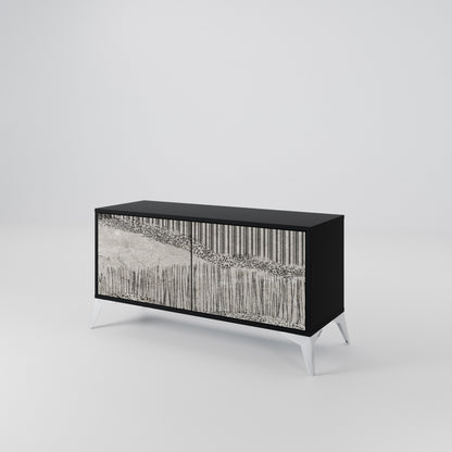 GRAIN LINES Compact 2-Door TV Cabinet