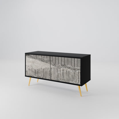 GRAIN LINES Compact 2-Door TV Cabinet