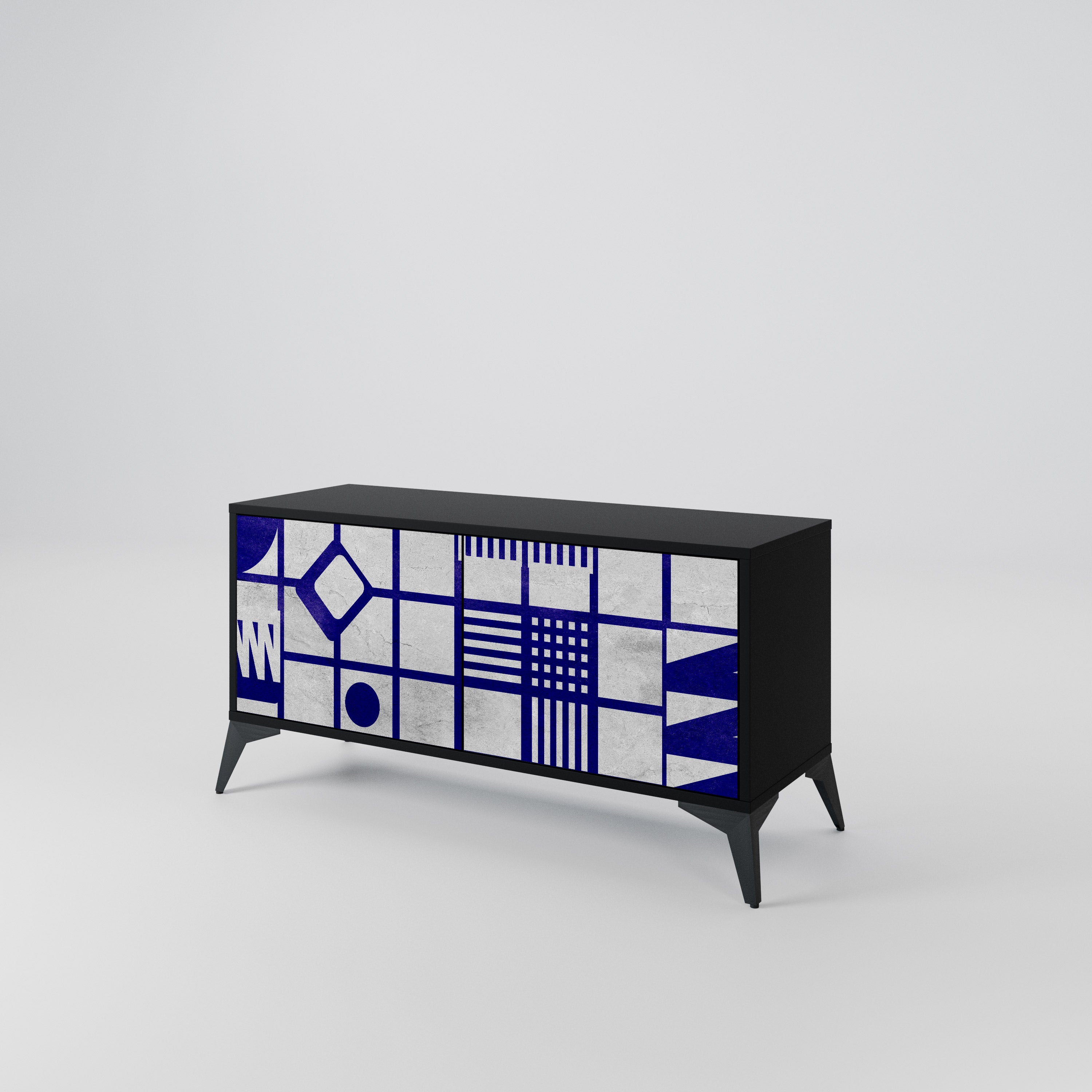 THE RIGHT PLACES Compact 2-Door TV Cabinet