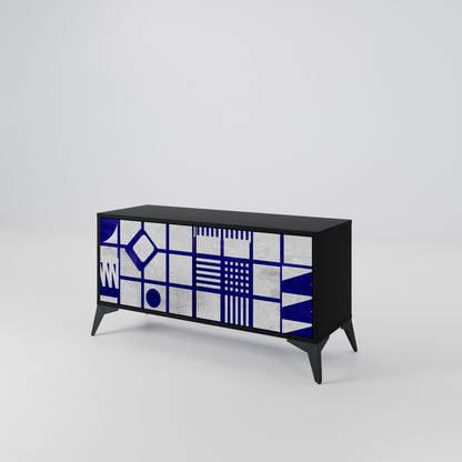 THE RIGHT PLACES Compact 2-Door TV Cabinet