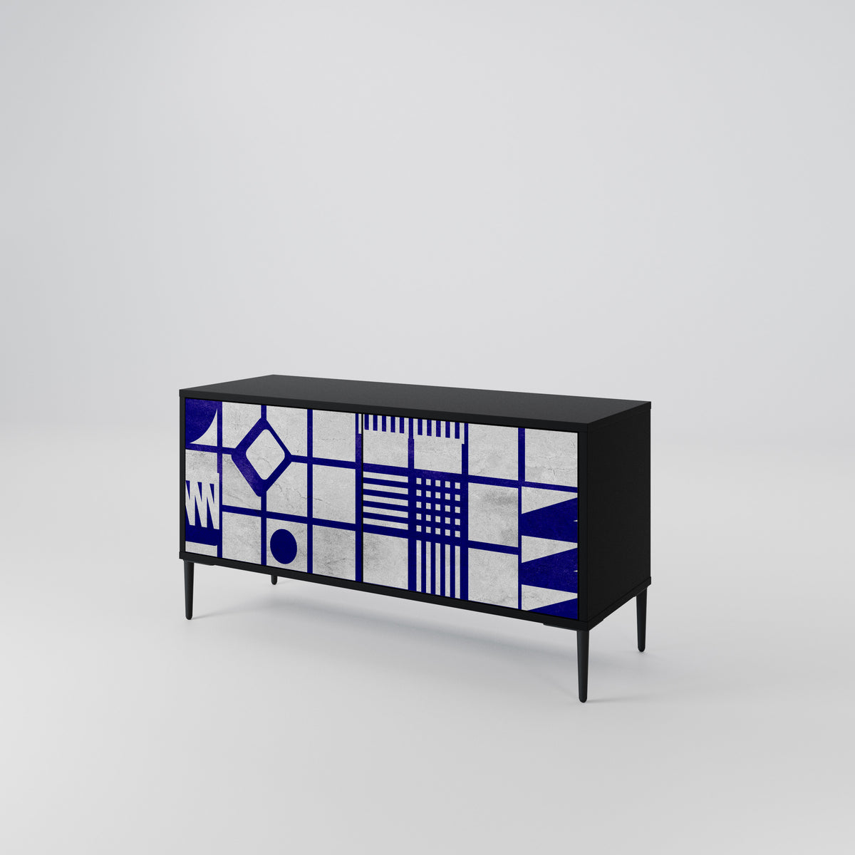 THE RIGHT PLACES Compact 2-Door TV Cabinet