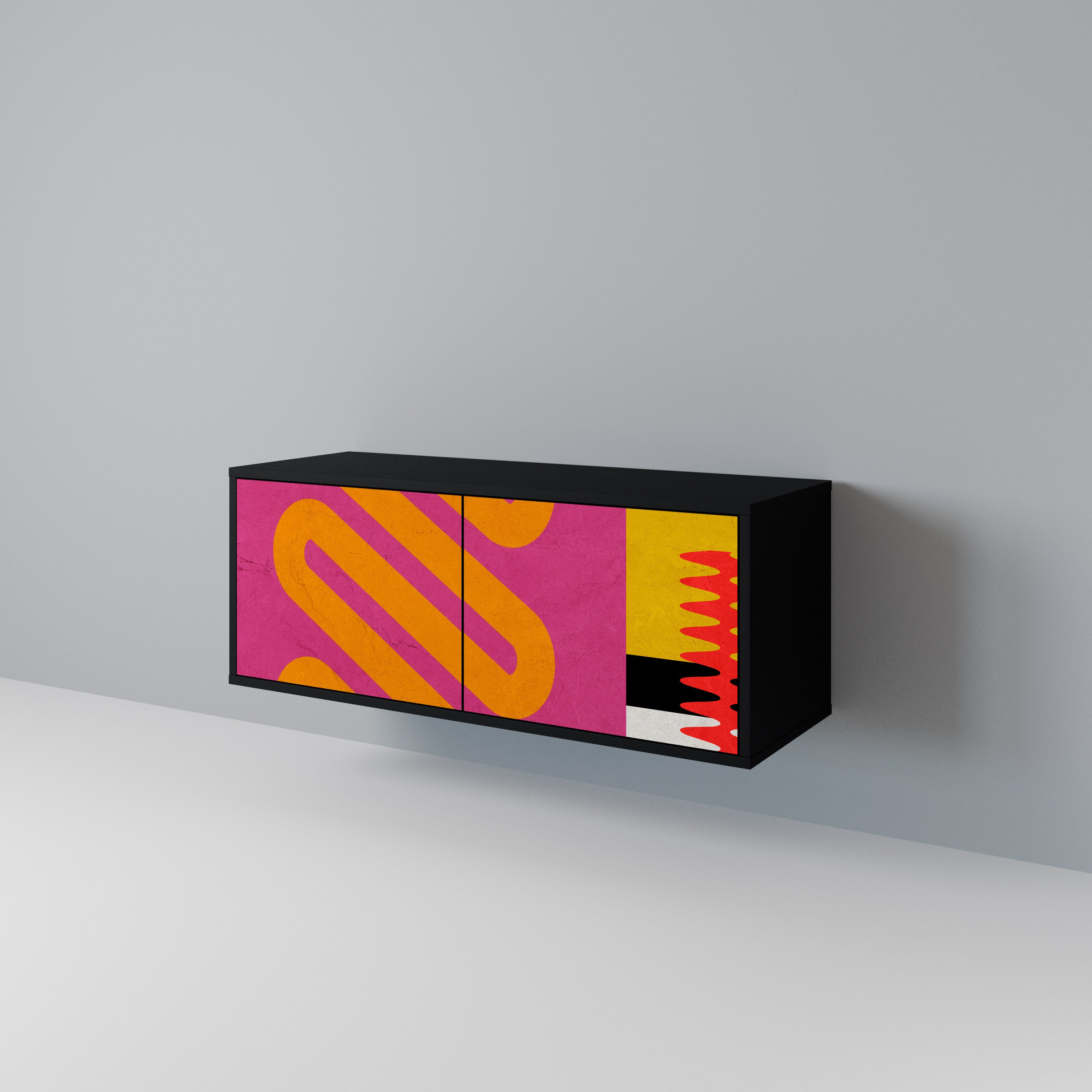 VIVID ART Compact 2-Door TV Cabinet