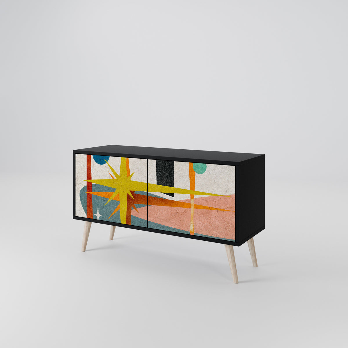 INTERSTELLAR VIBES Compact 2-Door TV Cabinet