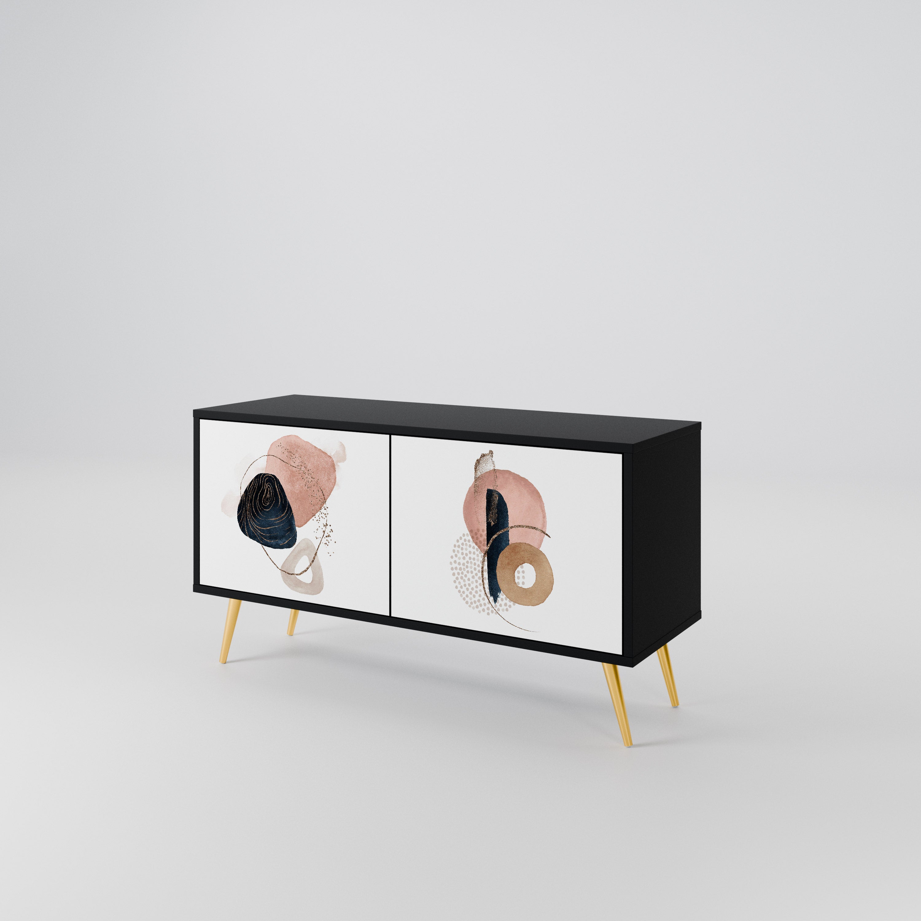 COLORFUL SHAPES Compact 2-Door TV Cabinet