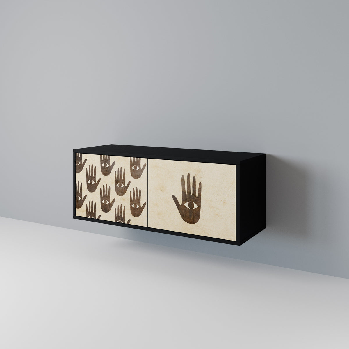 SEE MORE Compact 2-Door TV Cabinet