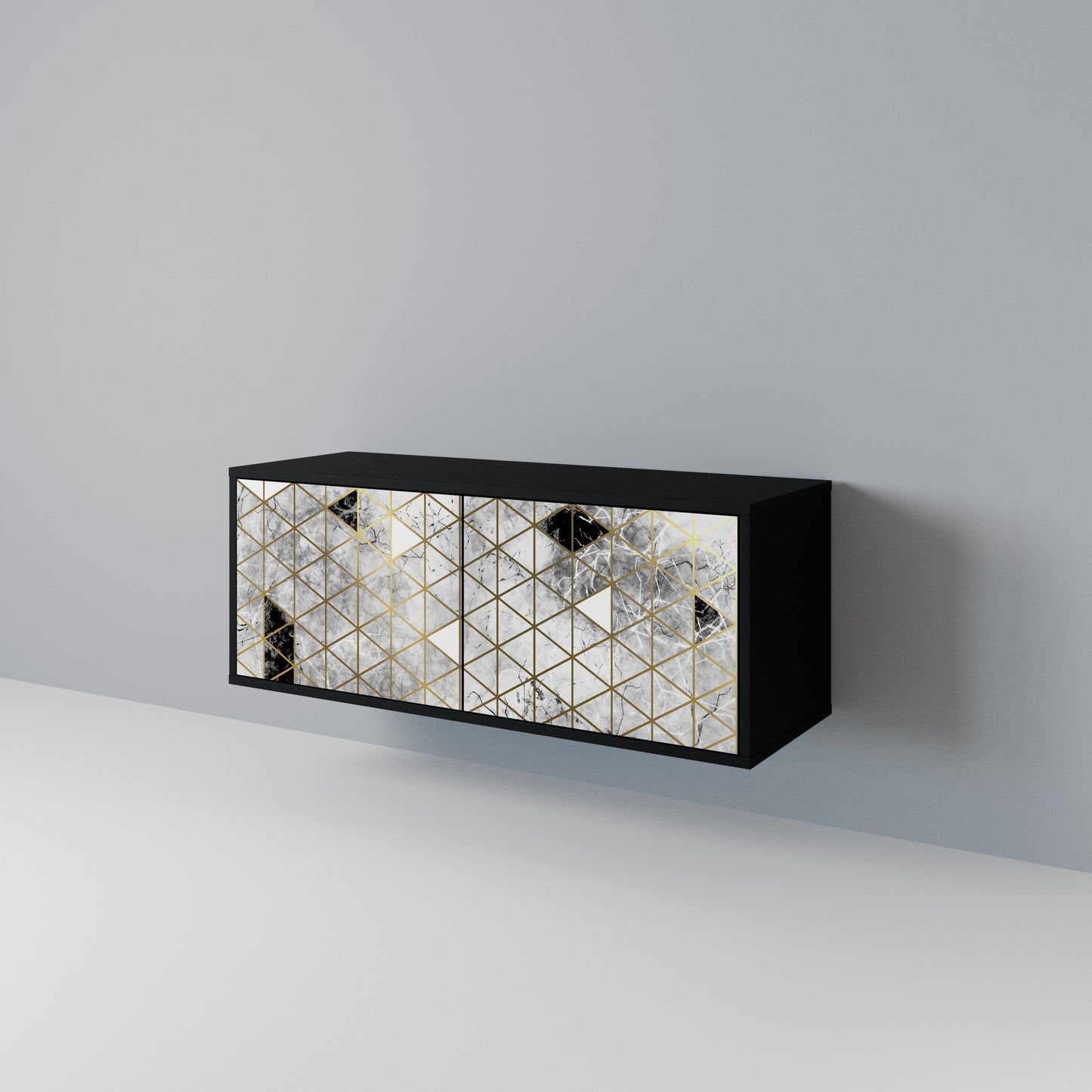 ASHEN ARIA Compact 2-Door TV Cabinet