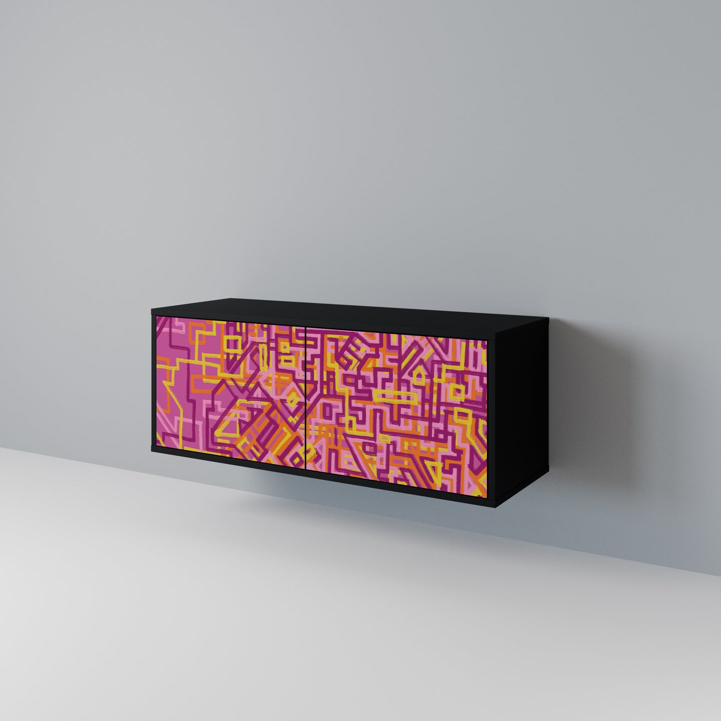 LOVELY MEMORIES Compact 2-Door TV Cabinet