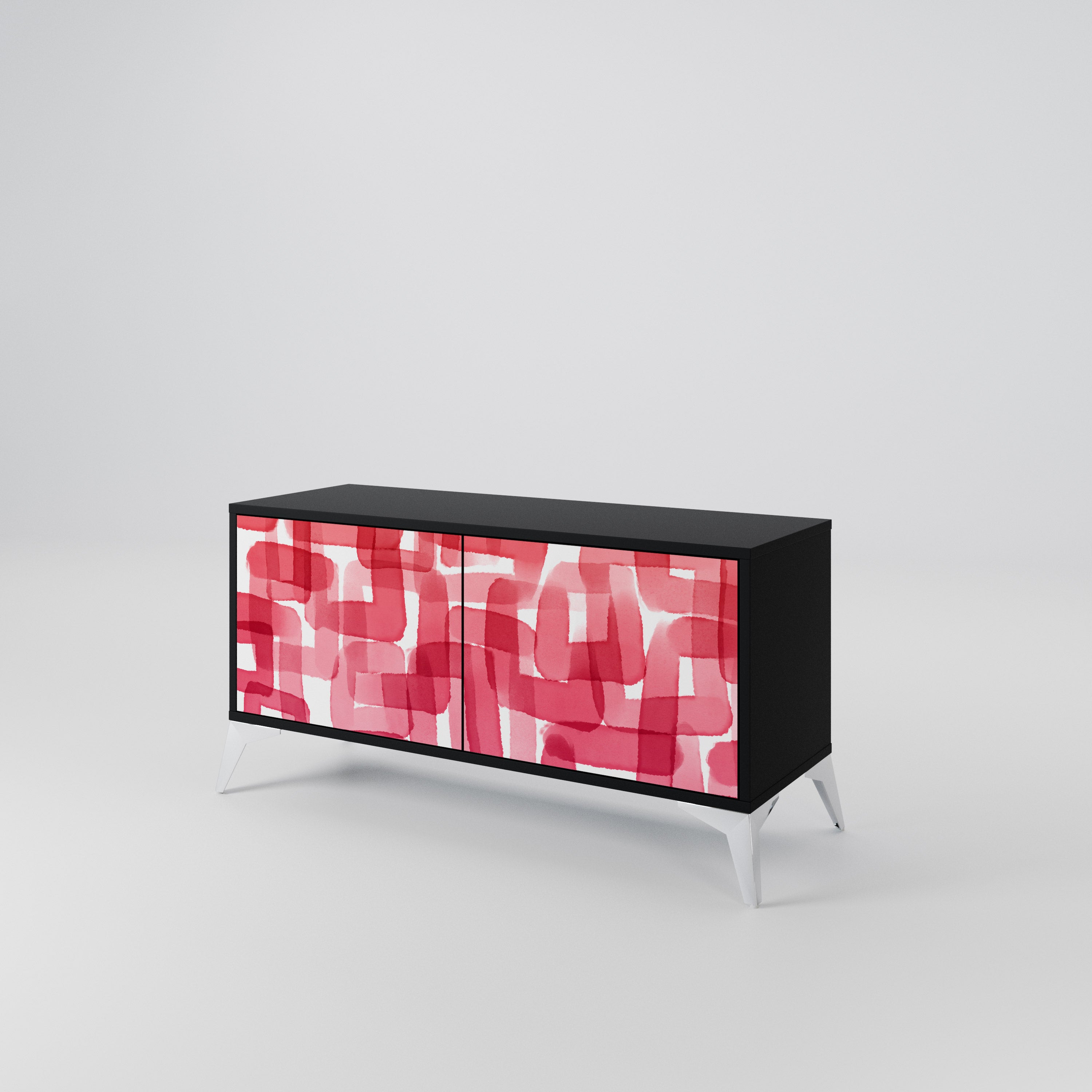 KALEIDOSCOPIC CUBISM Compact 2-Door TV Cabinet