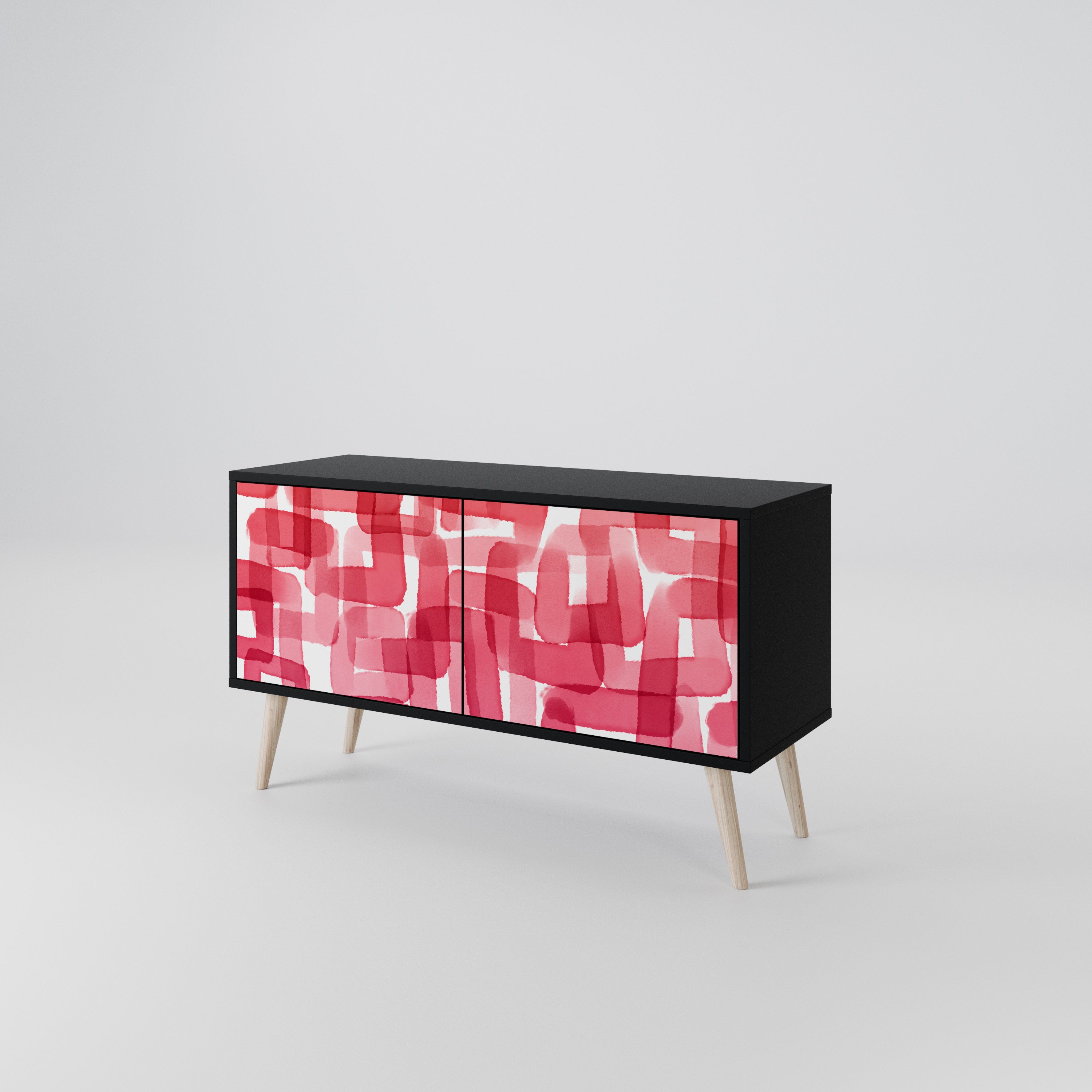 KALEIDOSCOPIC CUBISM Compact 2-Door TV Cabinet