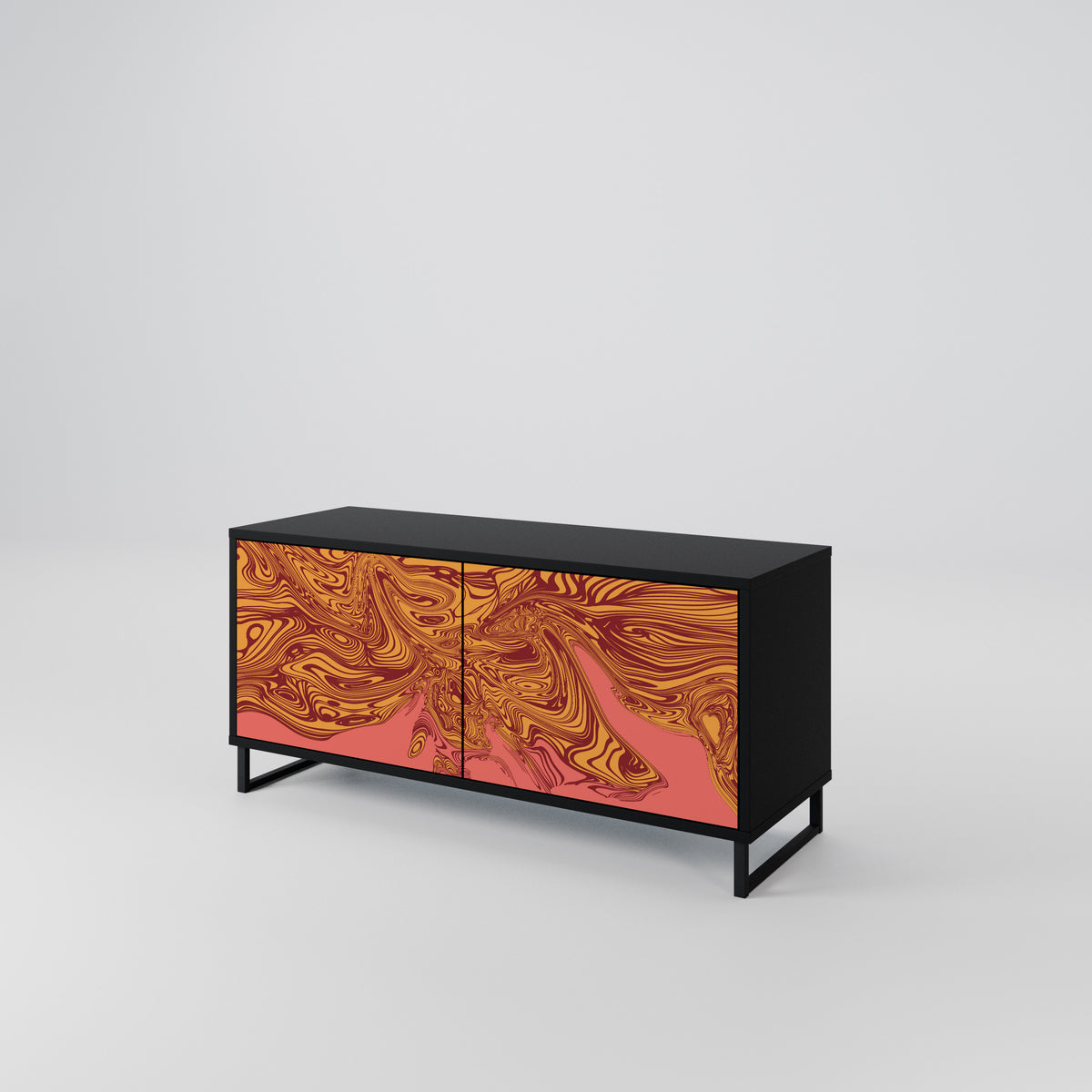 FLOATING THOUGHTS Compact 2-Door TV Cabinet