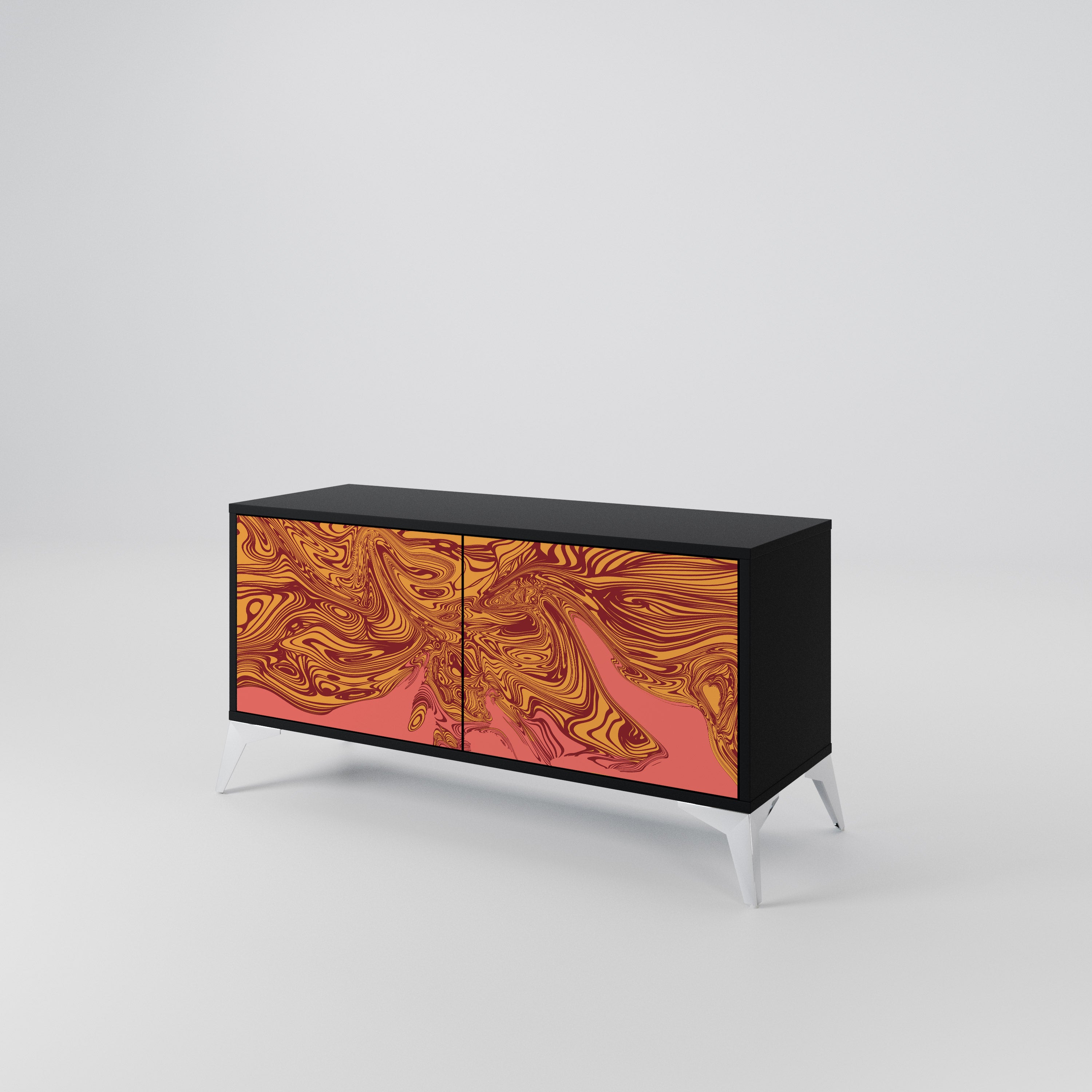 FLOATING THOUGHTS Compact 2-Door TV Cabinet