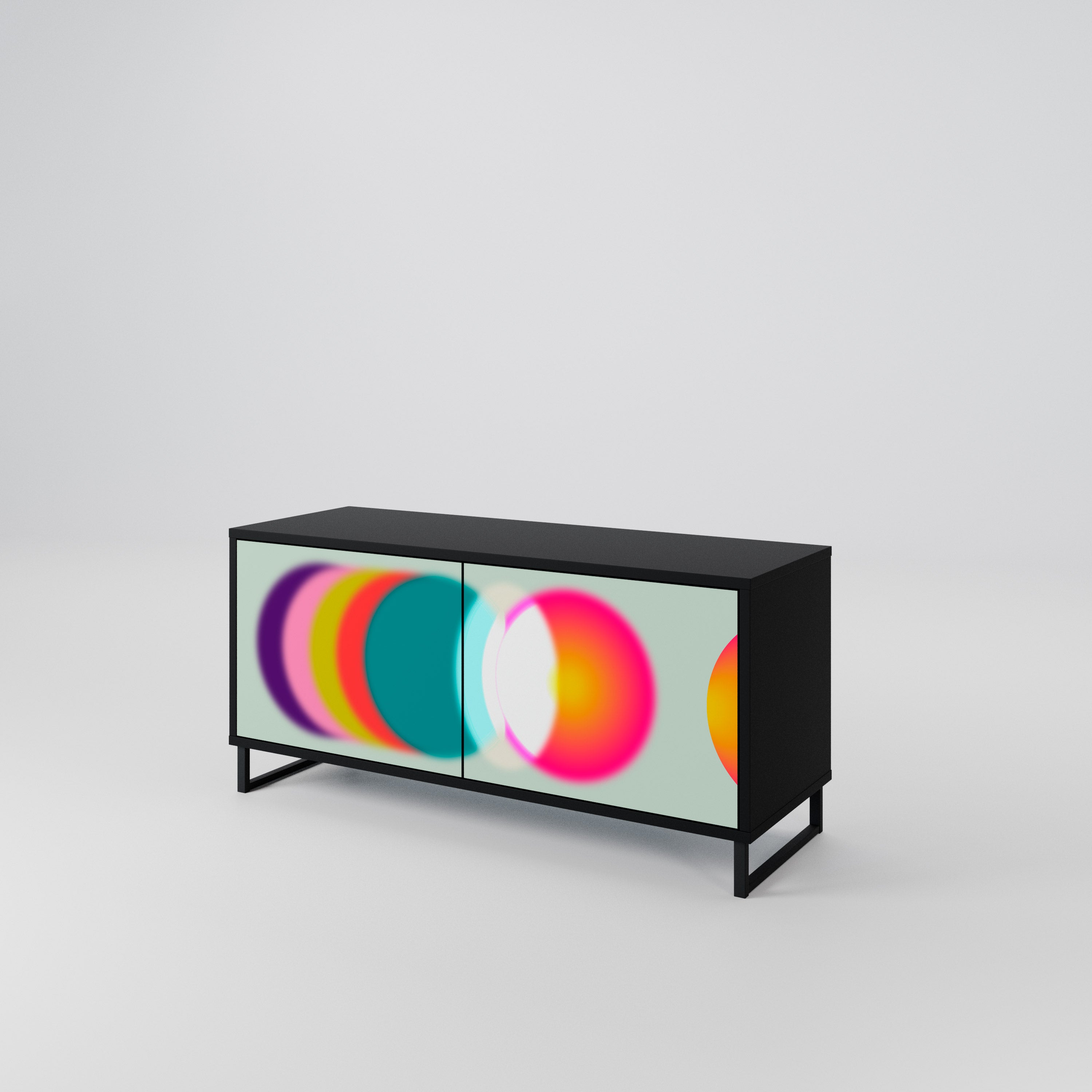 SYMPHONY OF COLORS Compact 2-Door TV Cabinet