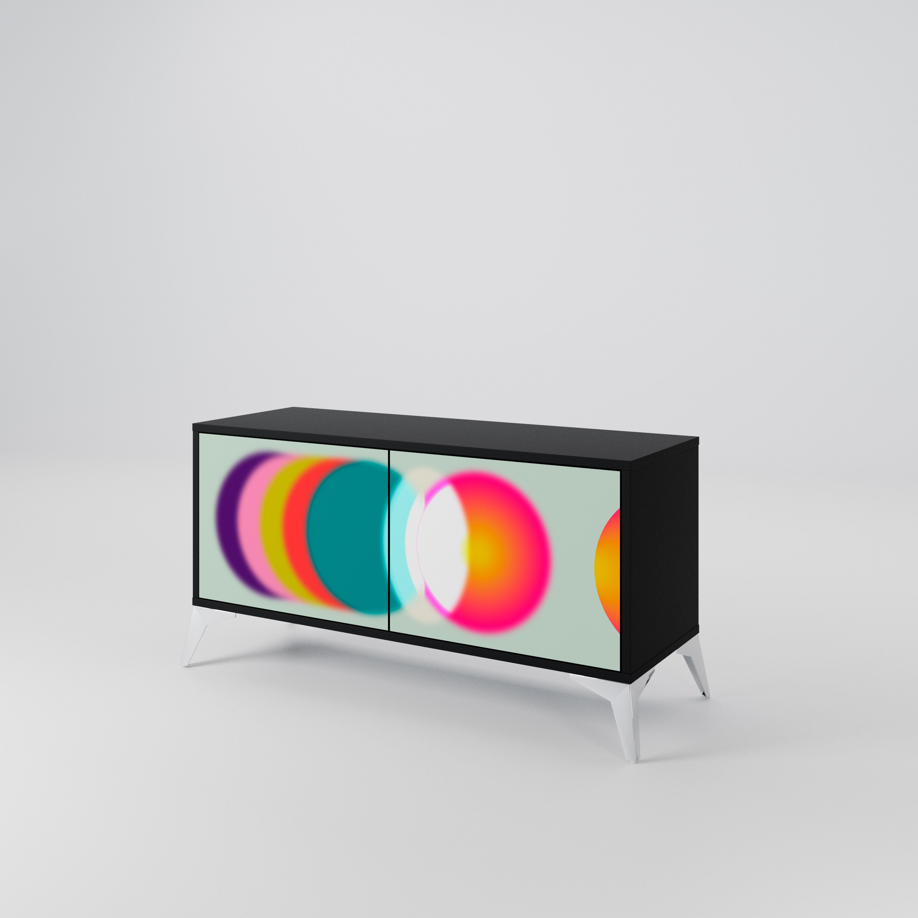 SYMPHONY OF COLORS Compact 2-Door TV Cabinet