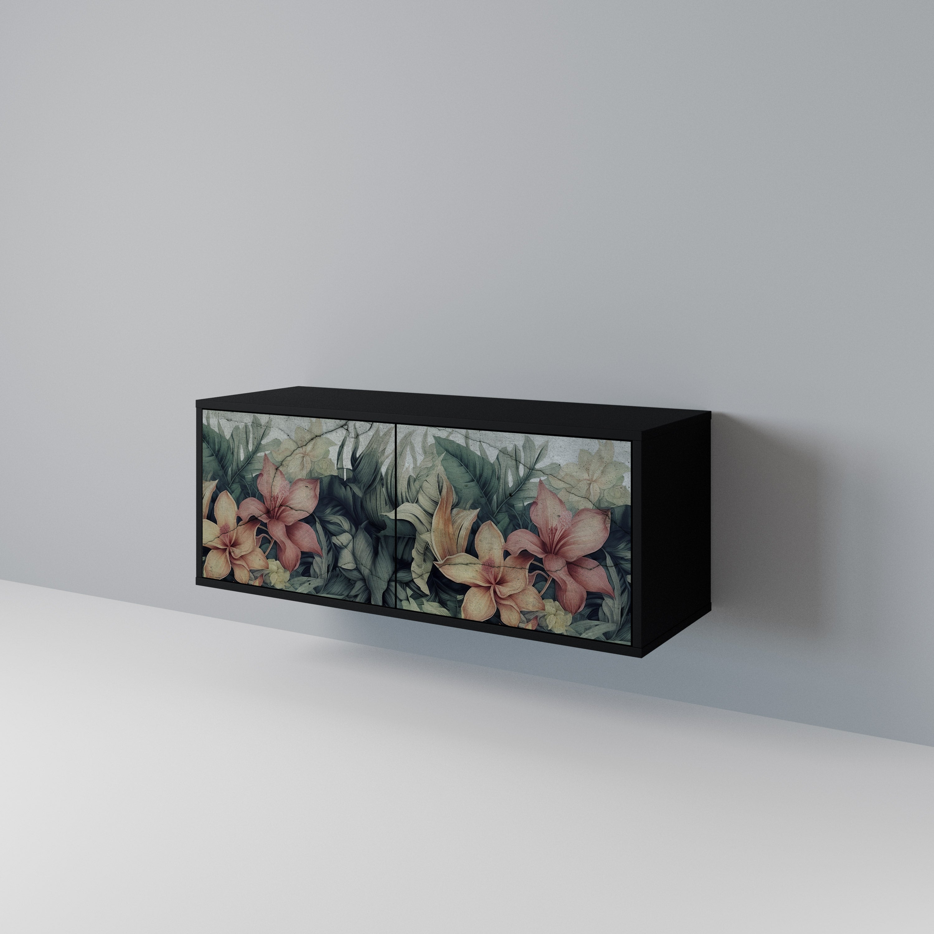 HEAVENLY BLOOM Compact 2-Door TV Cabinet