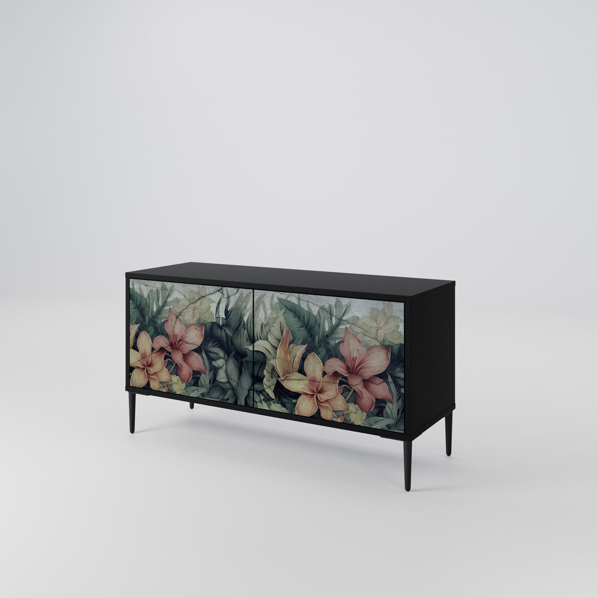 HEAVENLY BLOOM Compact 2-Door TV Cabinet