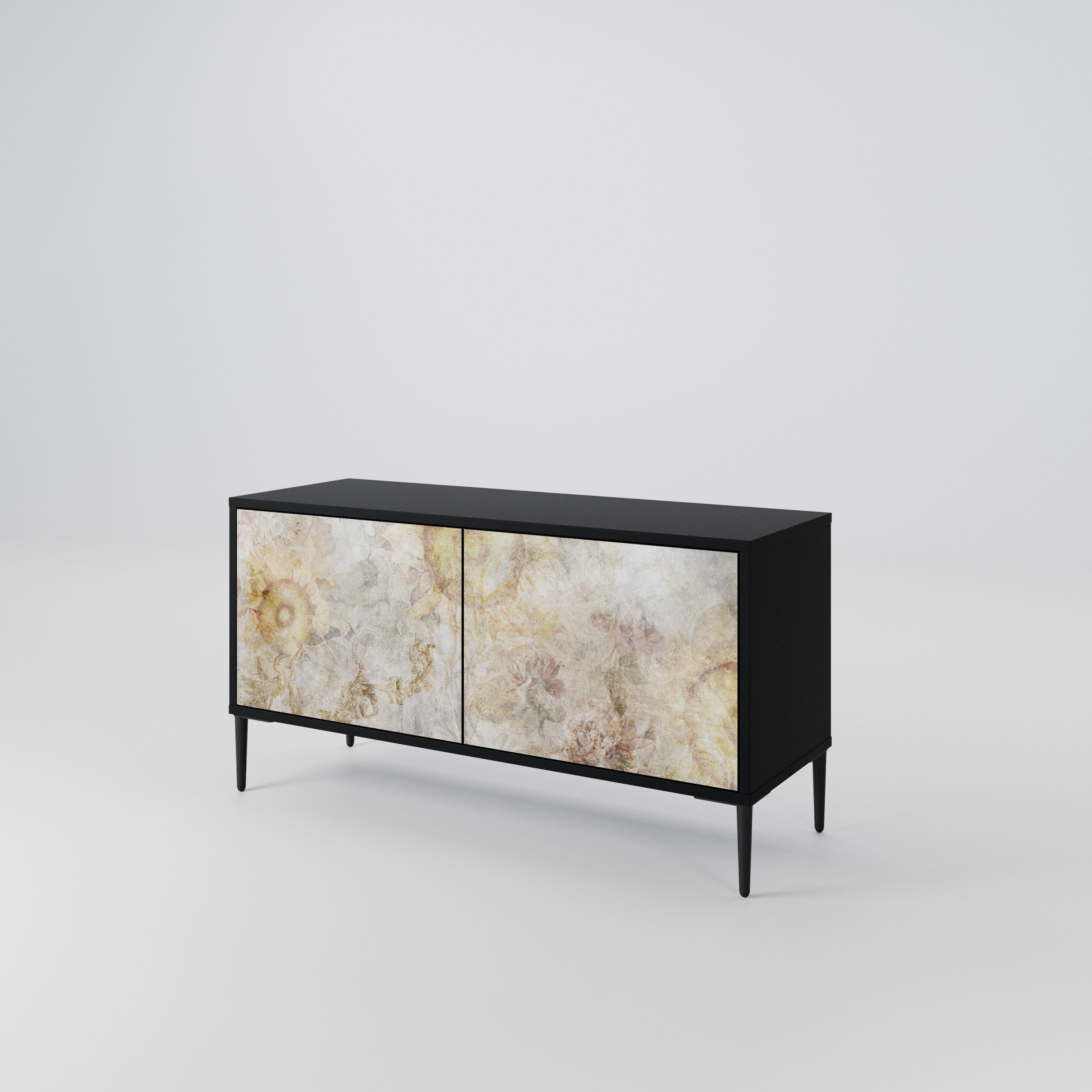 SUNFLOWER BLUR Compact 2-Door TV Cabinet