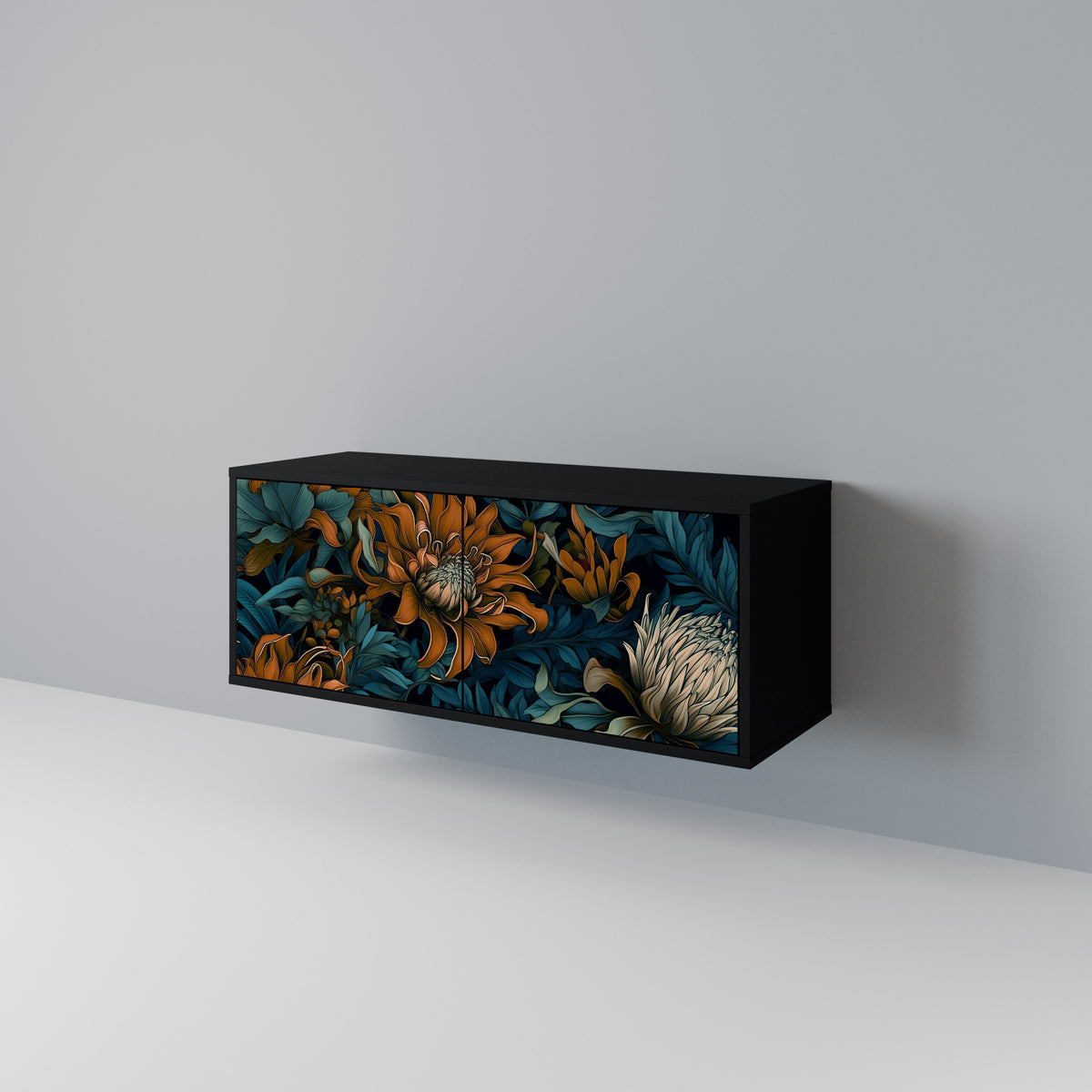 MORNING BLOOM Compact 2-Door TV Cabinet