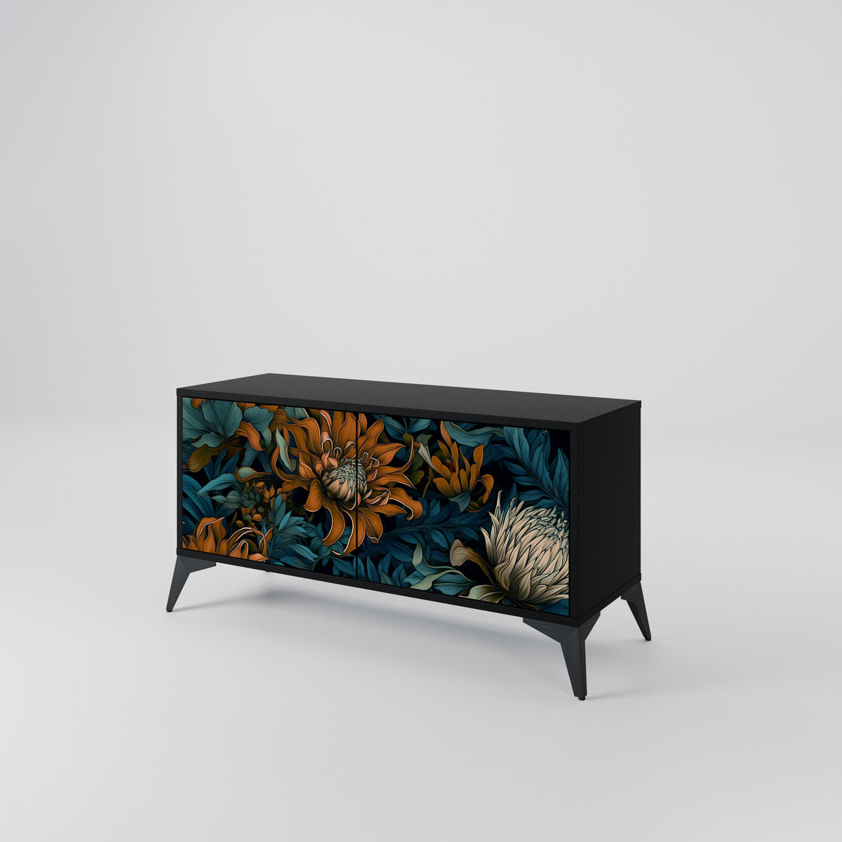 MORNING BLOOM Compact 2-Door TV Cabinet