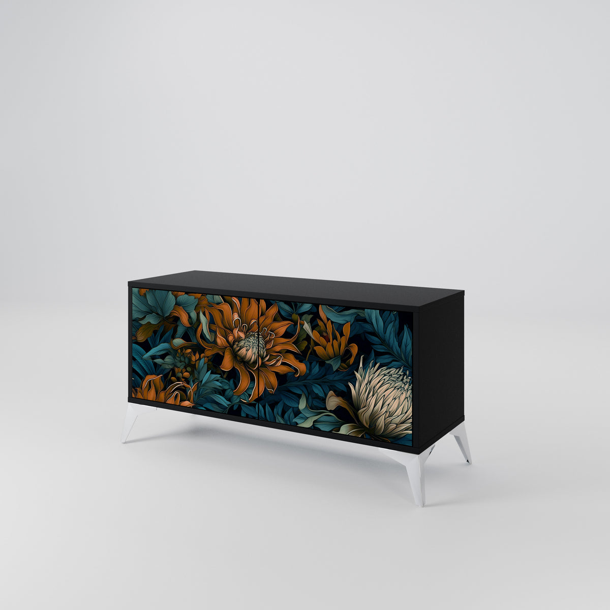 MORNING BLOOM Compact 2-Door TV Cabinet