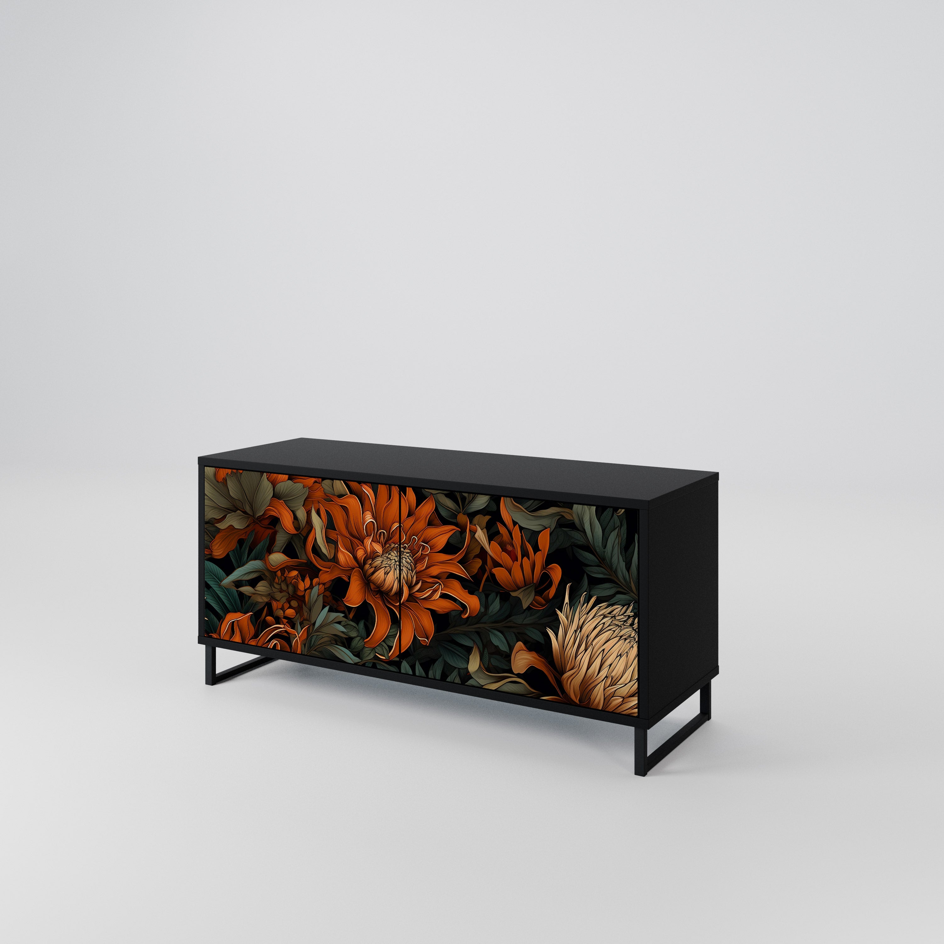 DAWN BLOOM Compact 2-Door TV Cabinet
