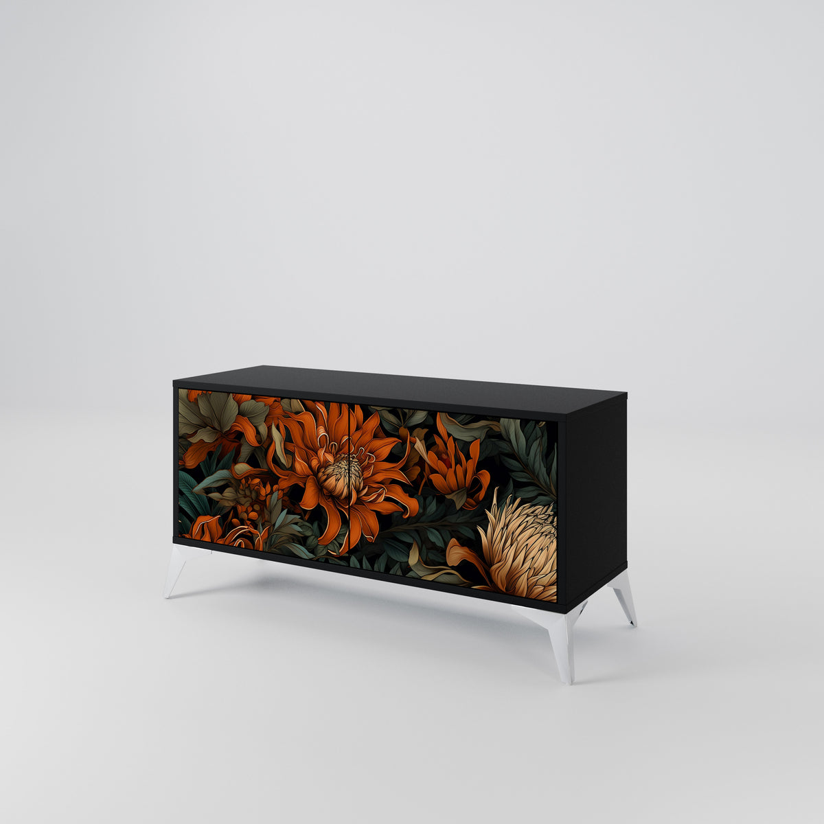 DAWN BLOOM Compact 2-Door TV Cabinet