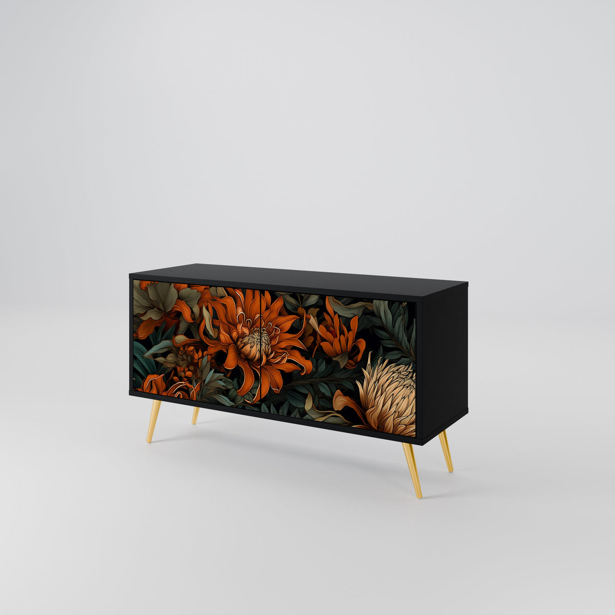 DAWN BLOOM Compact 2-Door TV Cabinet
