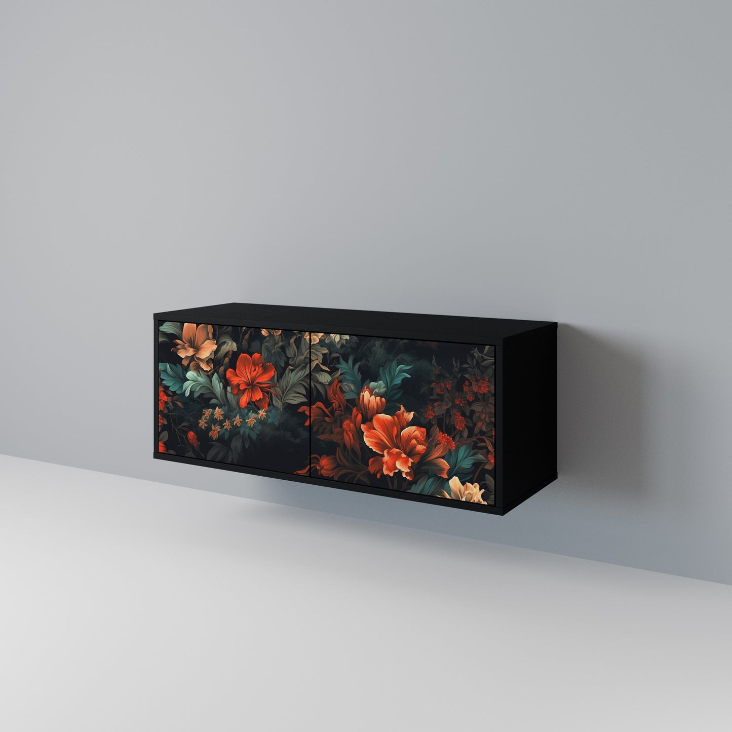 IMAGINARY BLOSSOM Compact 2-Door TV Cabinet