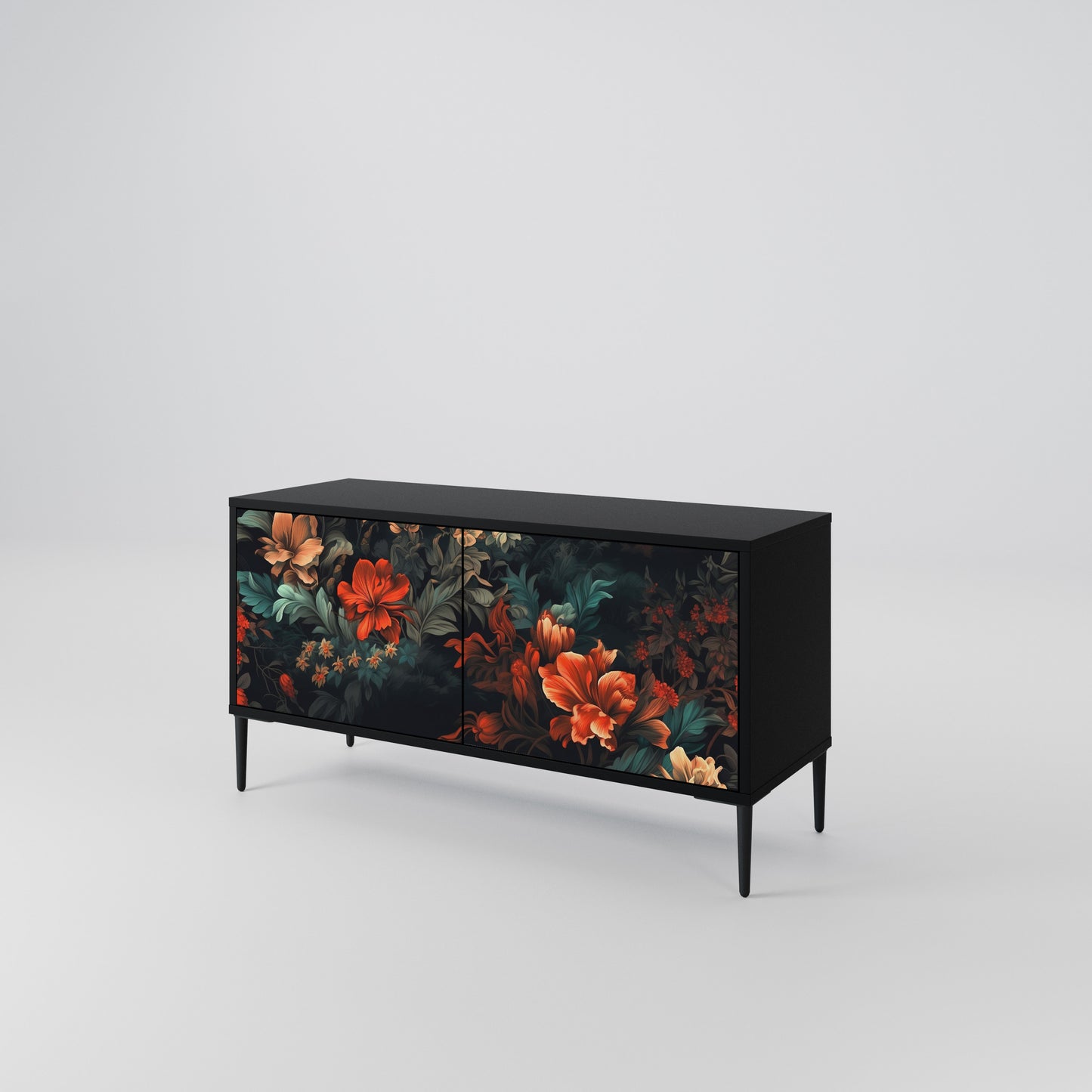 IMAGINARY BLOSSOM Compact 2-Door TV Cabinet