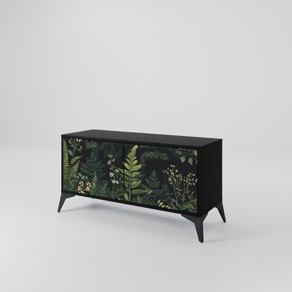 FERN FLOWERS Compact 2-Door TV Cabinet