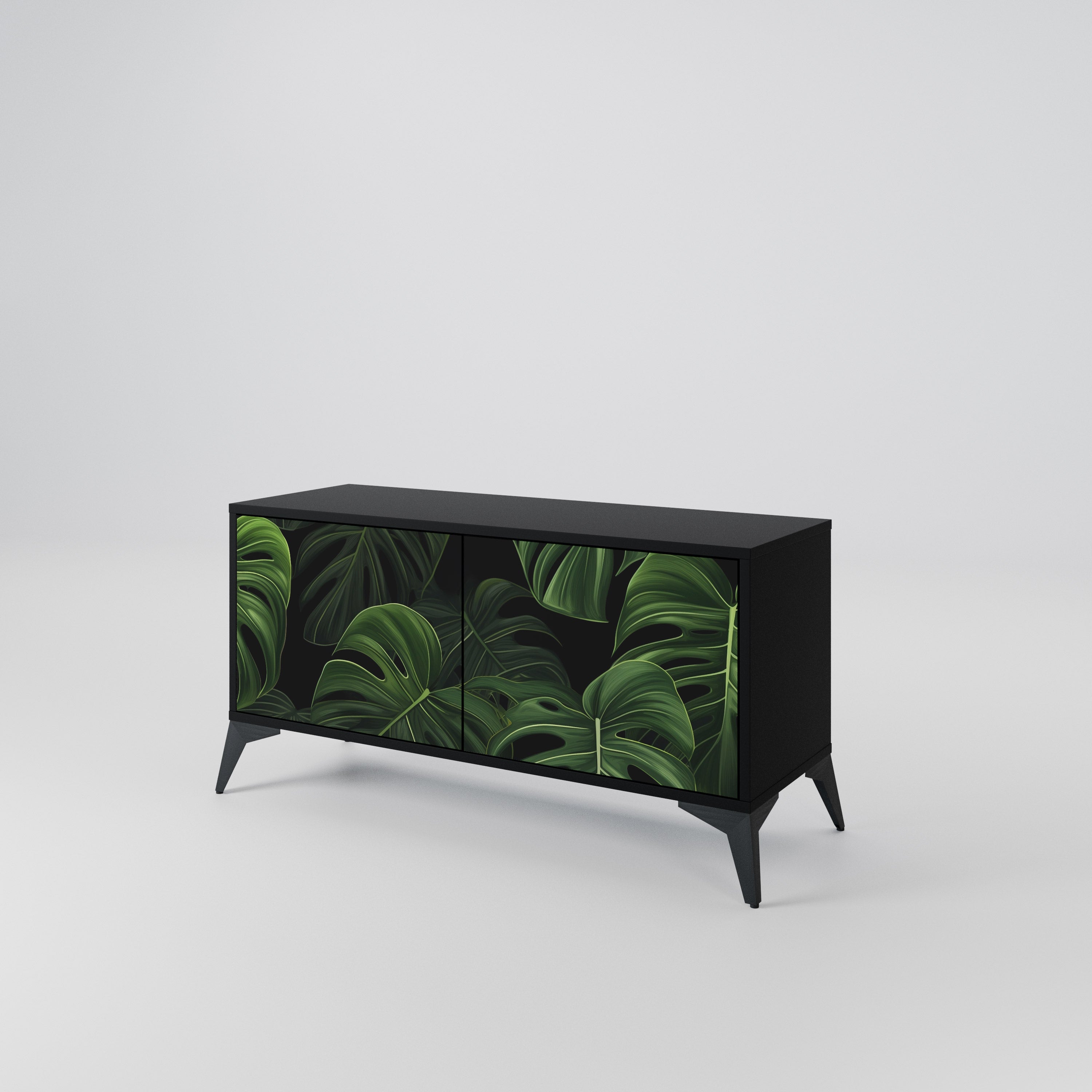 INFINITE MONSTERA Compact 2-Door TV Cabinet
