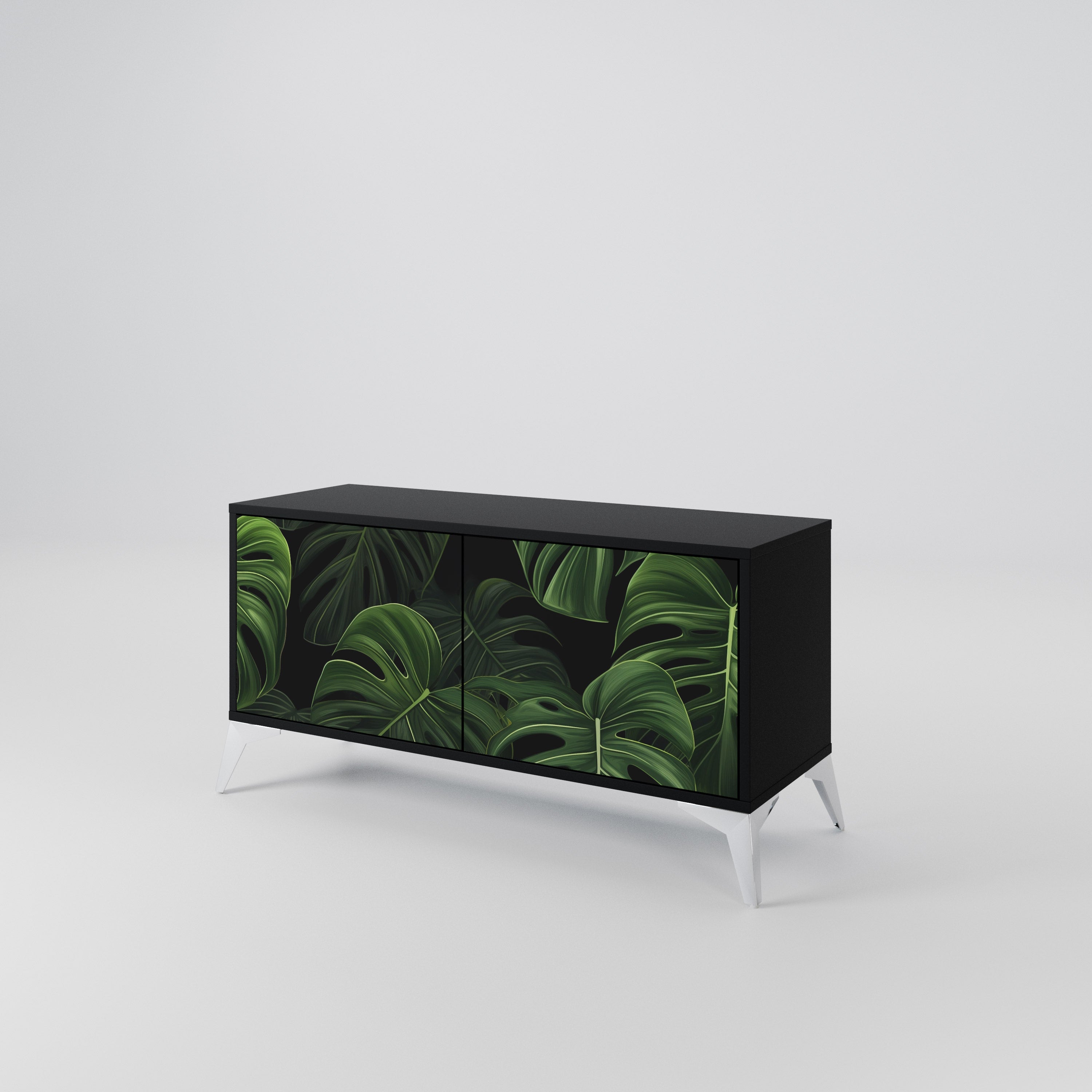 INFINITE MONSTERA Compact 2-Door TV Cabinet