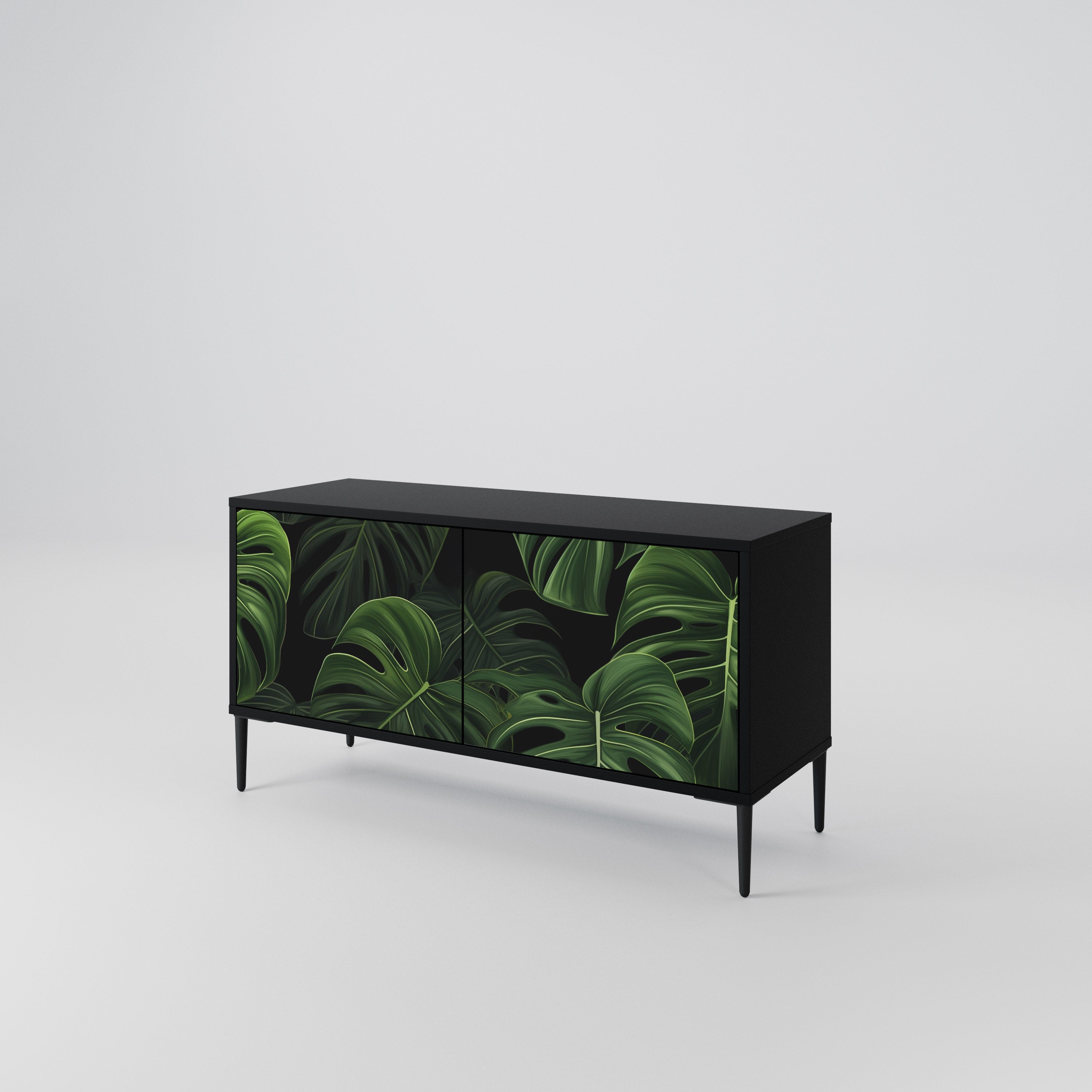 INFINITE MONSTERA Compact 2-Door TV Cabinet