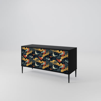 FOWLY DAZE Compact 2-Door TV Cabinet