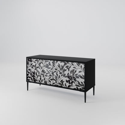 CHARCOAL SPROUT Compact 2-Door TV Cabinet