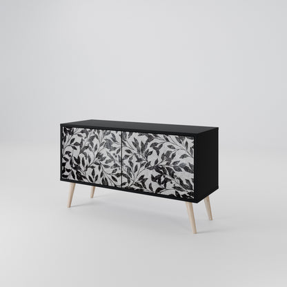 CHARCOAL SPROUT Compact 2-Door TV Cabinet