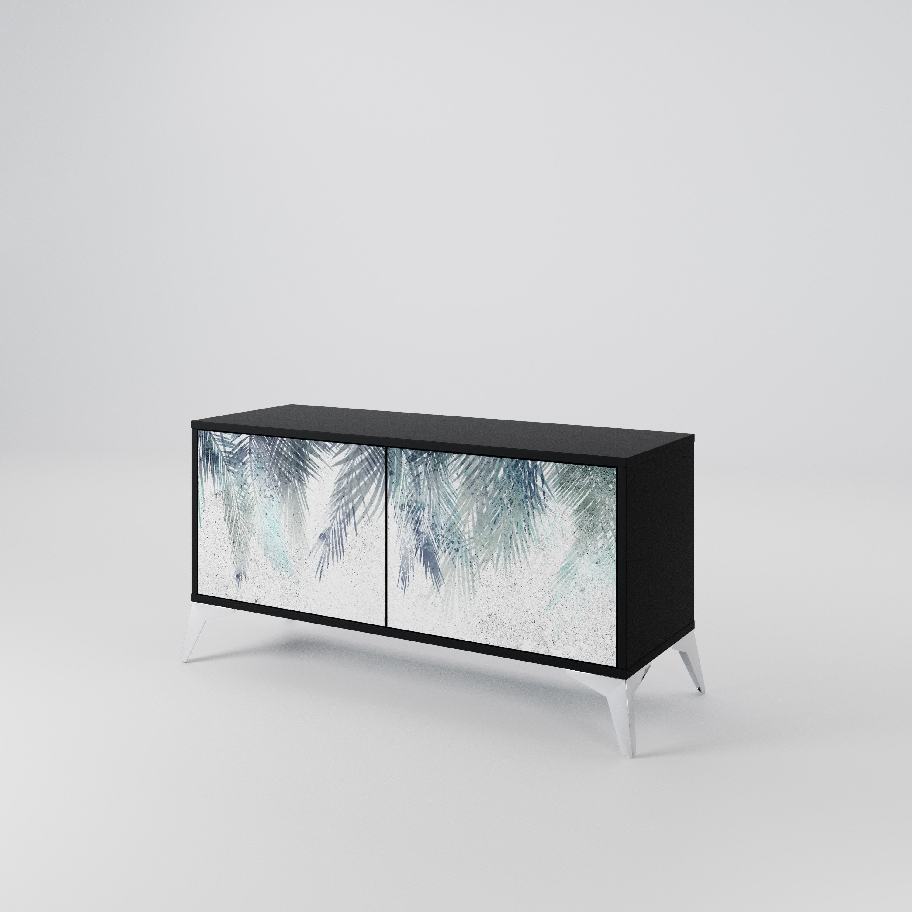 PALM VEIL Compact 2-Door TV Cabinet