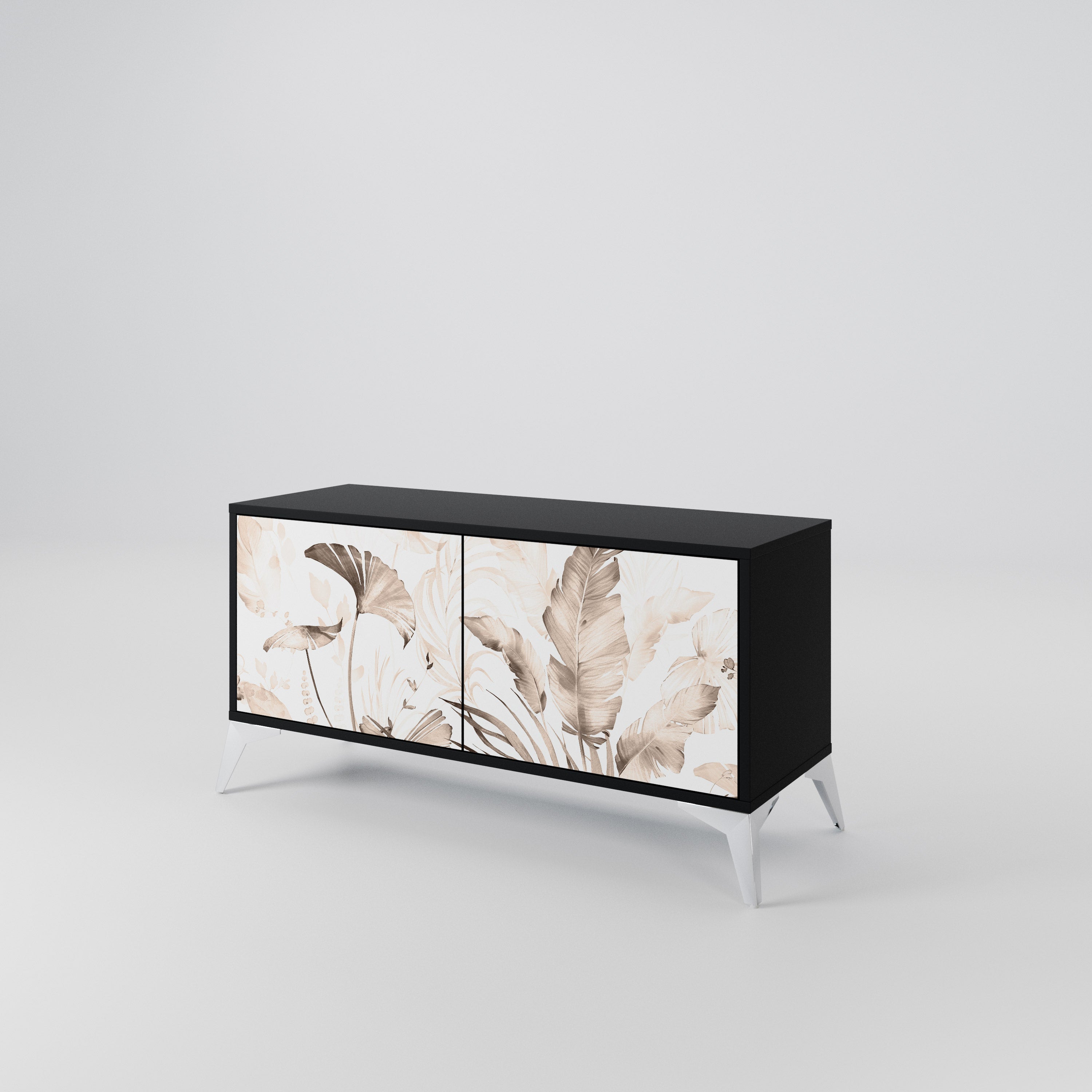 WILD TENDERNESS Compact 2-Door TV Cabinet
