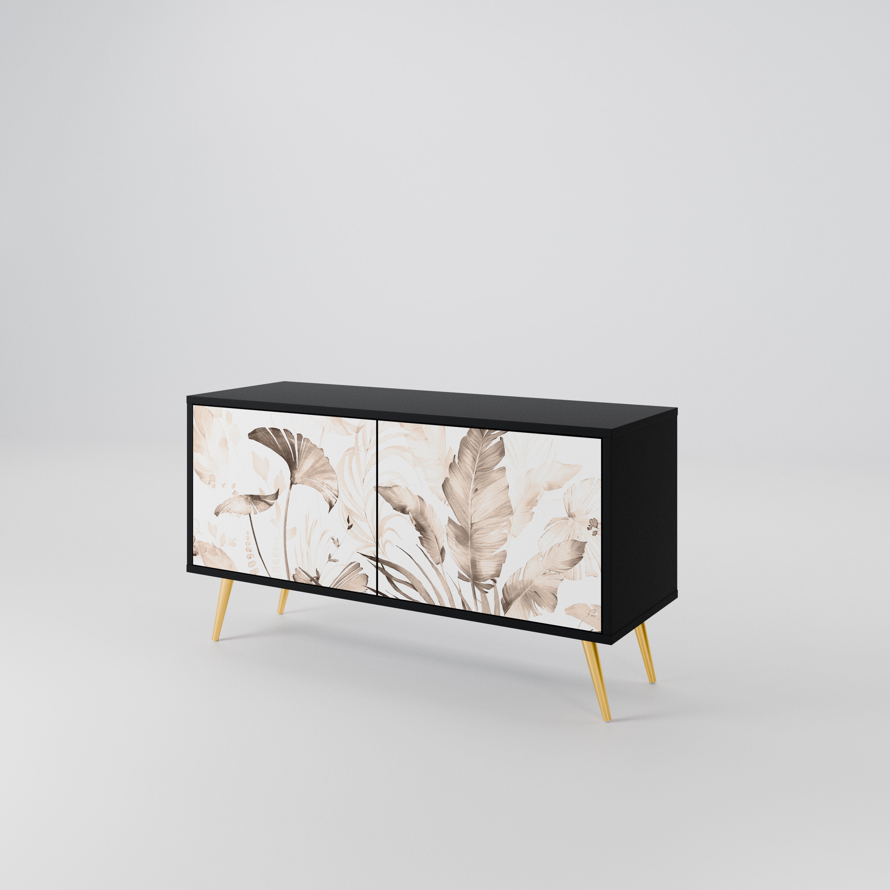 WILD TENDERNESS Compact 2-Door TV Cabinet