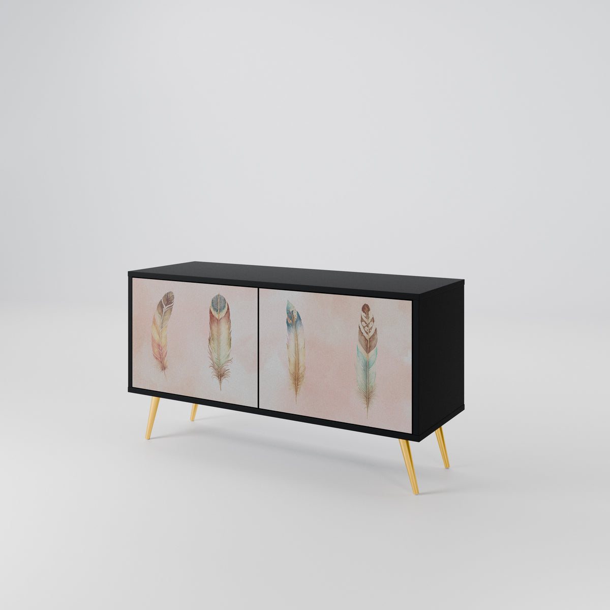 THE DELIQUESCE Compact 2-Door TV Cabinet