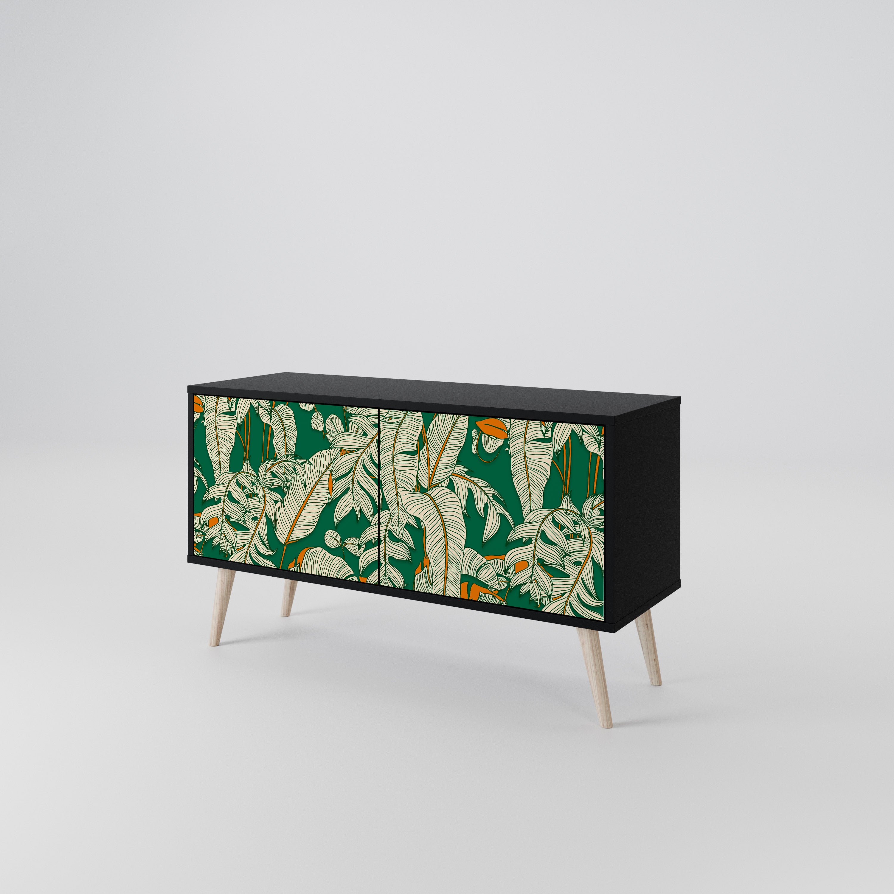 VERDANT PLEASURES Compact 2-Door TV Cabinet