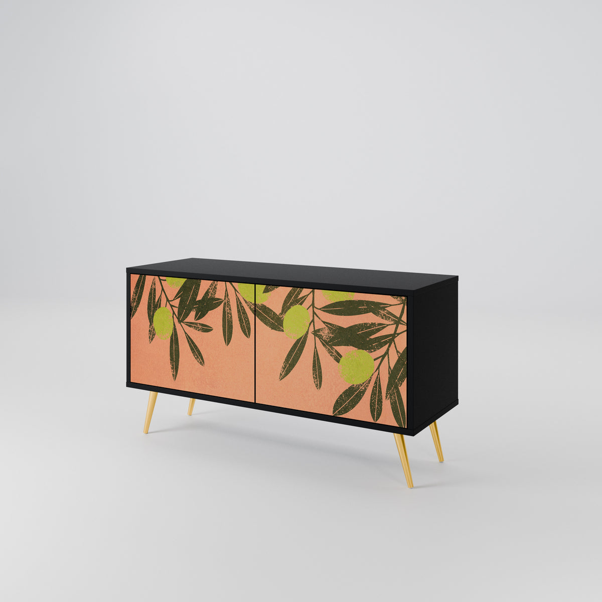 JUICY OLIVES Compact 2-Door TV Cabinet
