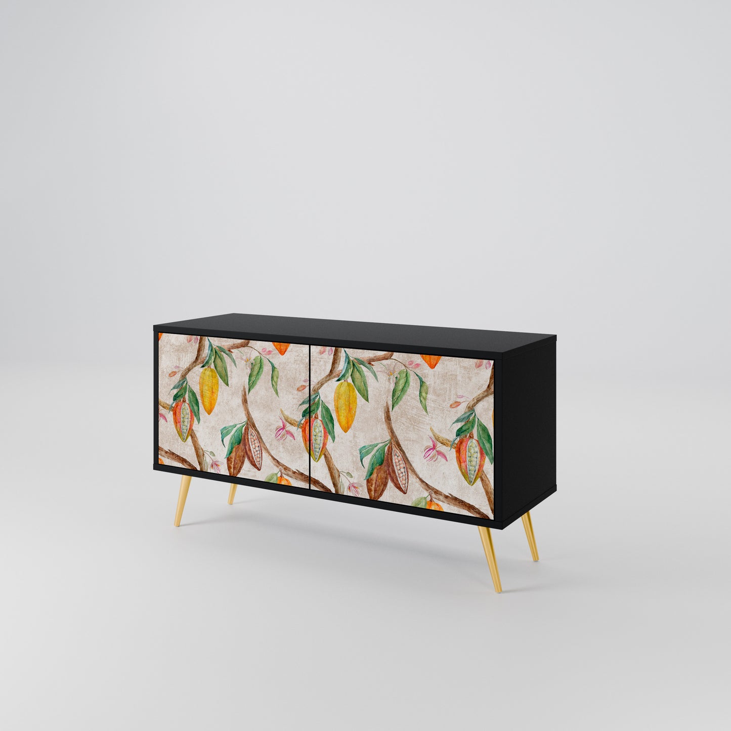 COCOA FRUITS Compact 2-Door TV Cabinet