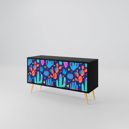 CACTUS VIBES Compact 2-Door TV Cabinet
