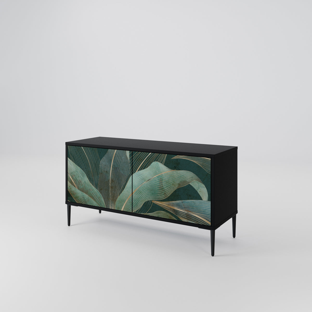 ROYAL GREEN Compact 2-Door TV Cabinet